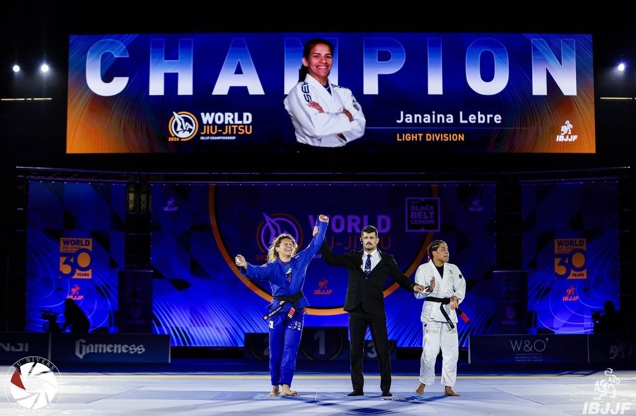 JANAINA LEBRE CAPTURES SECOND IBJJF WORLD TITLE