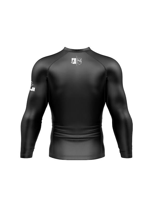 Womens We Defy Core Long Sleeve Rashguard Black