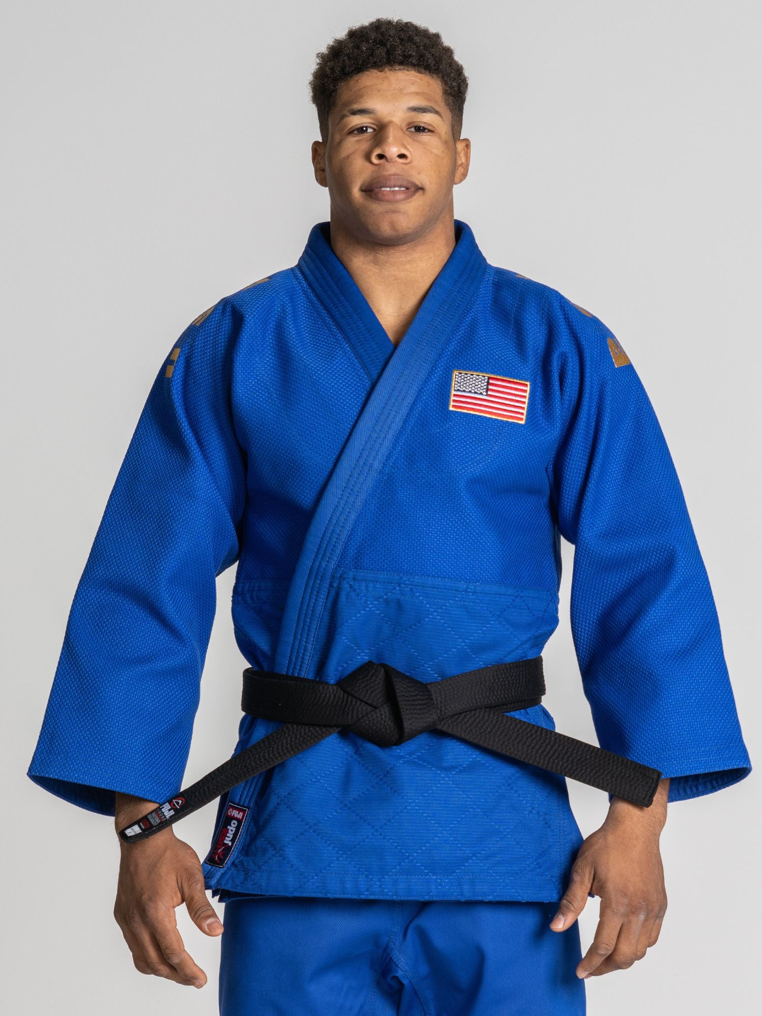 blue judo dress 14 oz Hayashi Single Weave Judo Martial Arts Uniform
