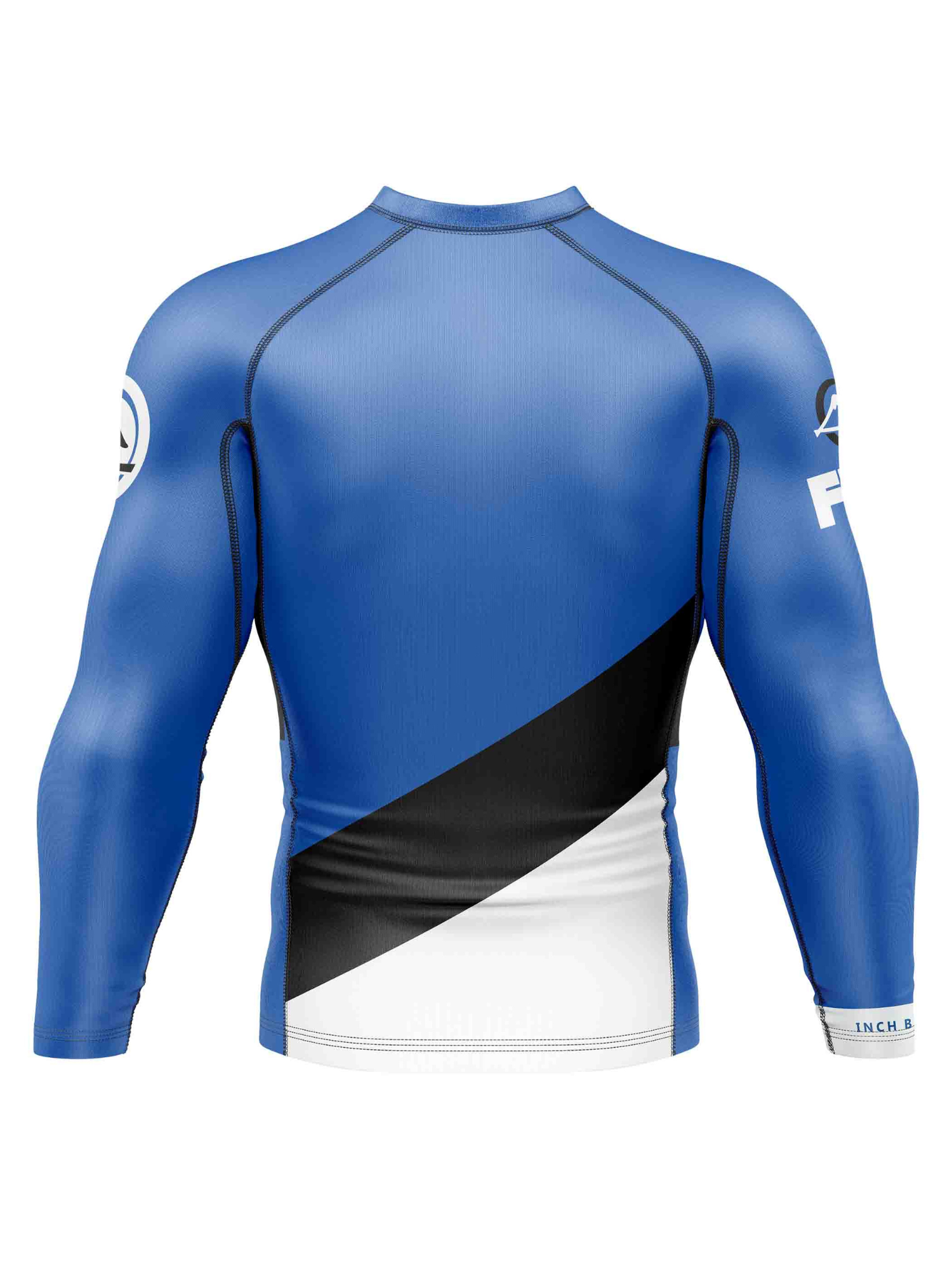 Pacer Flex Lite Long Sleeve Rashguard Blue/Gold