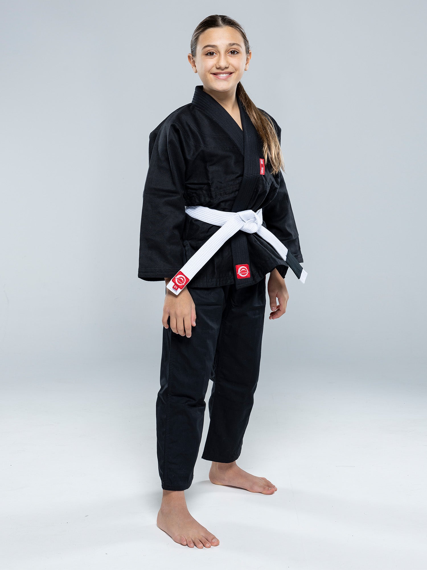 Kids Ultra Lite 300 BJJ Gi Black