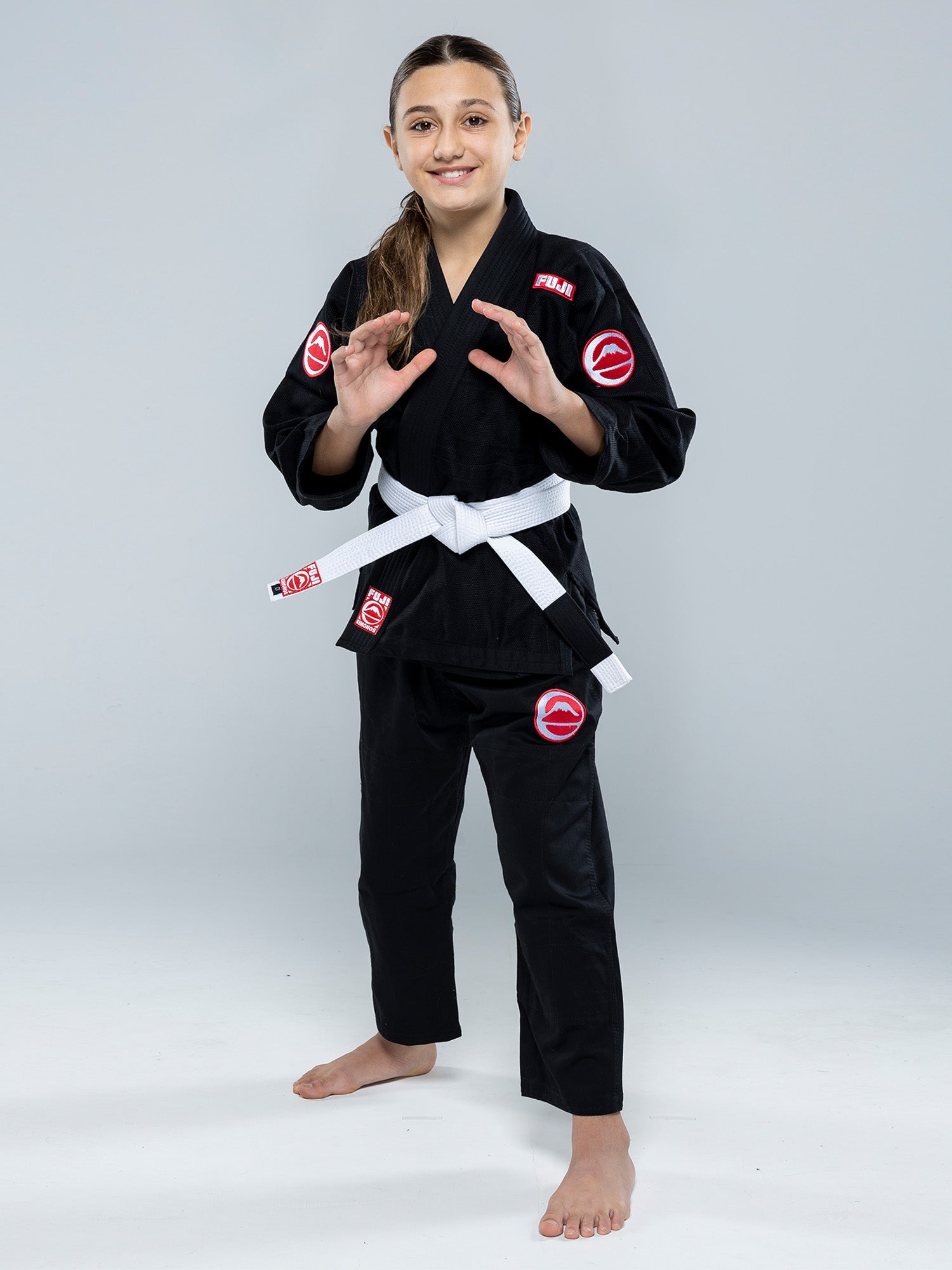 Kids Competition BJJ Gi Black