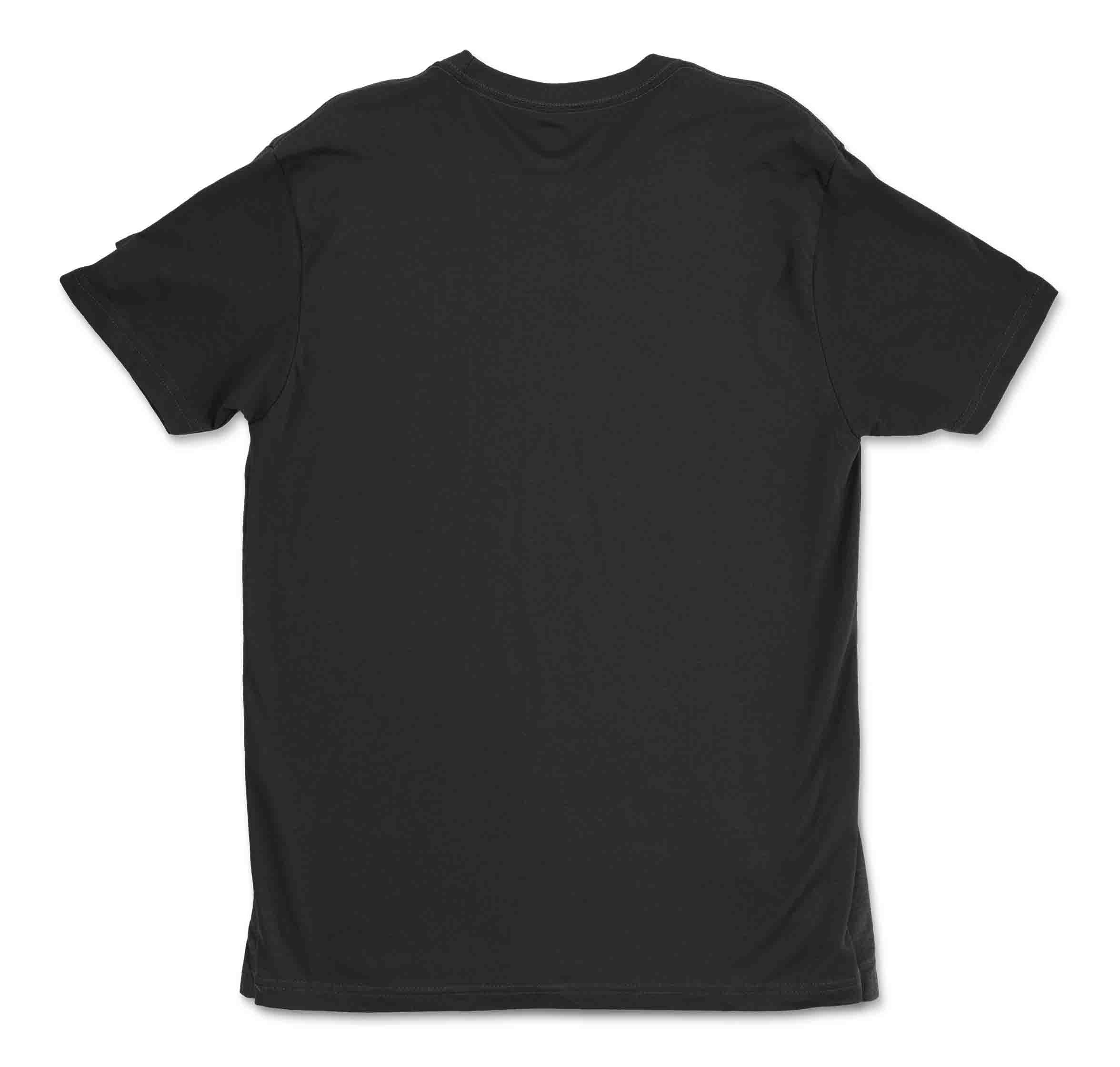The FUJI Takedown T-Shirt Black is shown laid flat, back view, featuring short sleeves and a plain design with no visible logos or graphics.