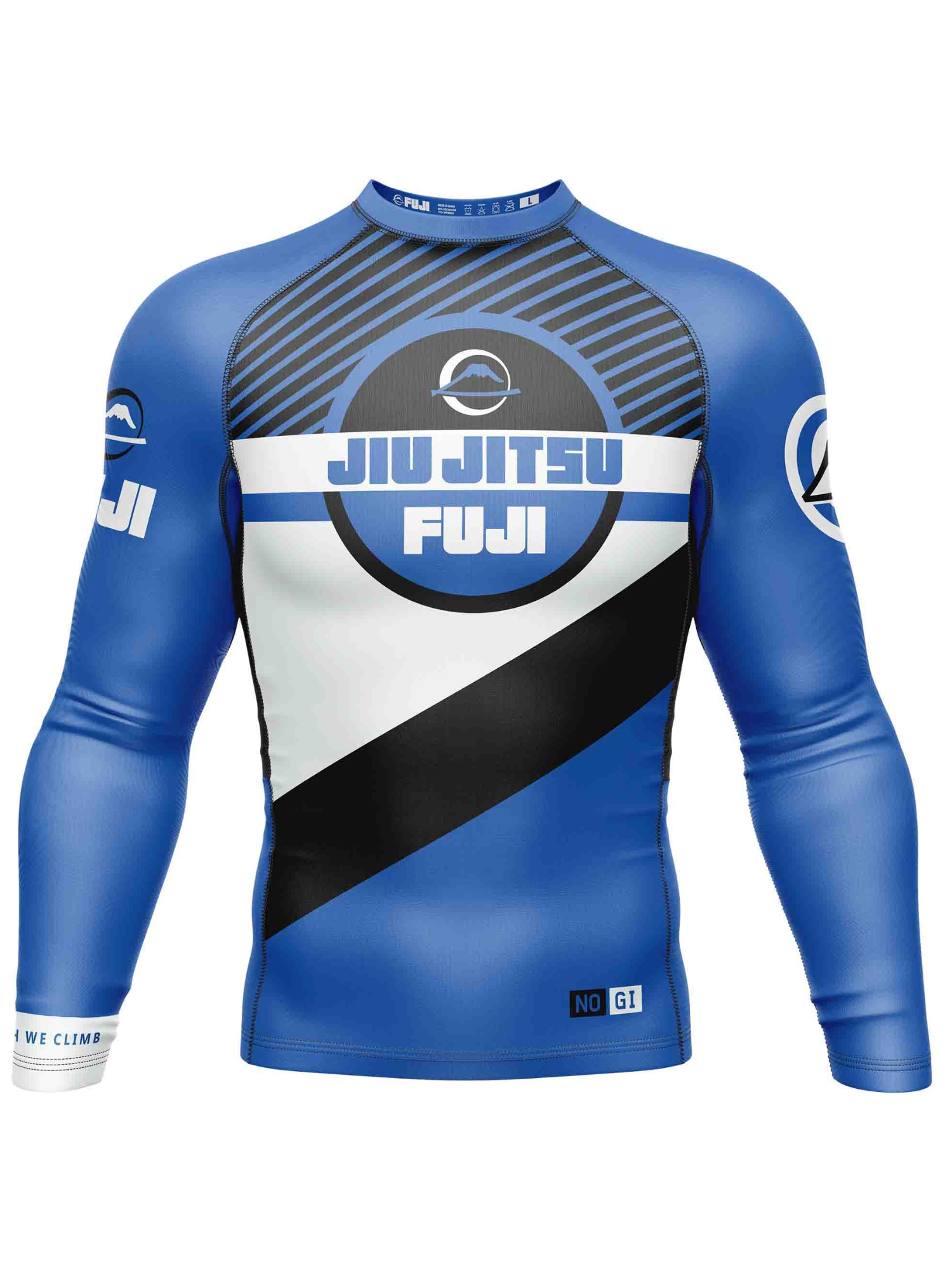 Pacer Flex Lite Long Sleeve Rashguard Blue/Gold