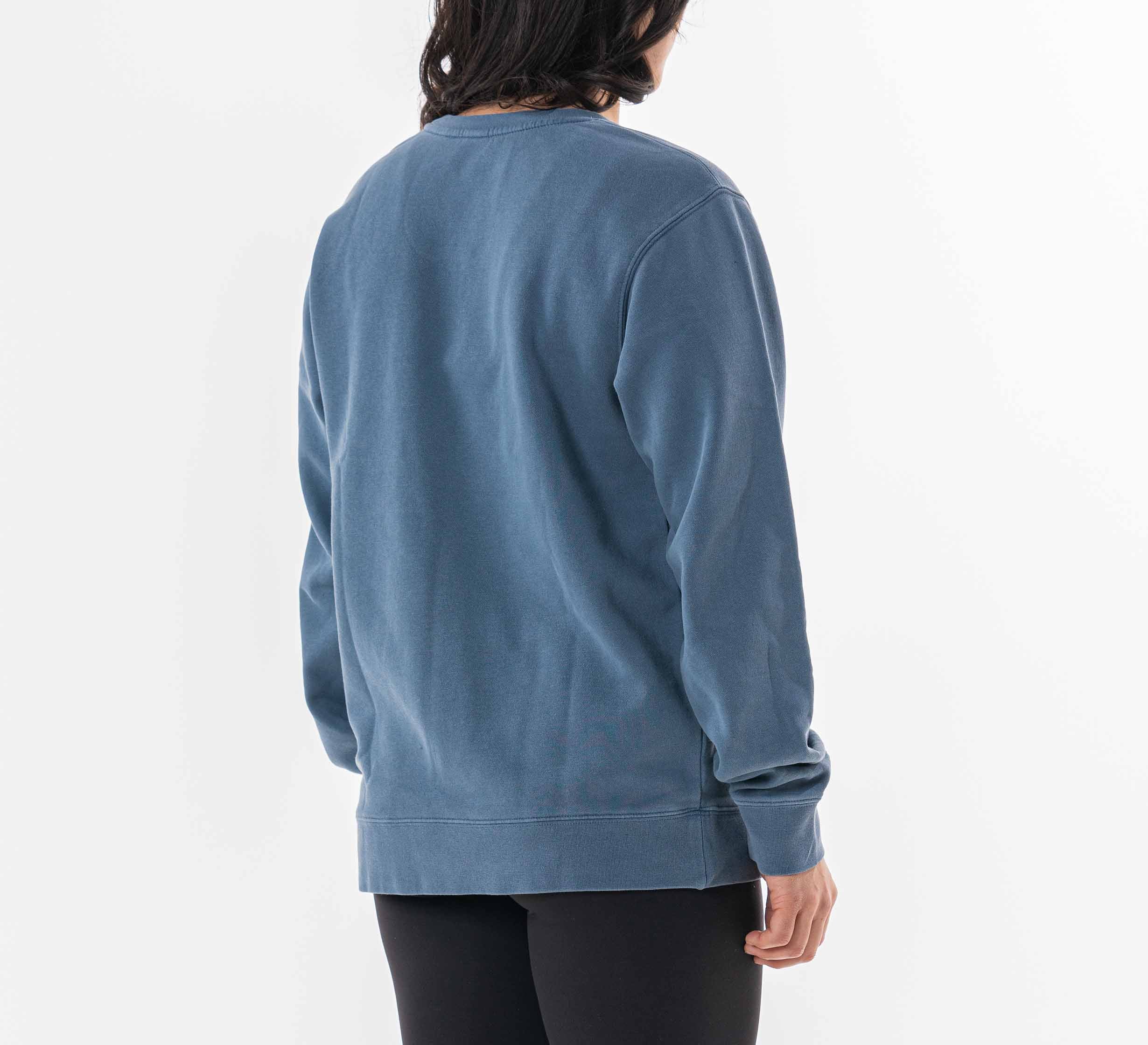 Womens Signature Crewneck Blue
