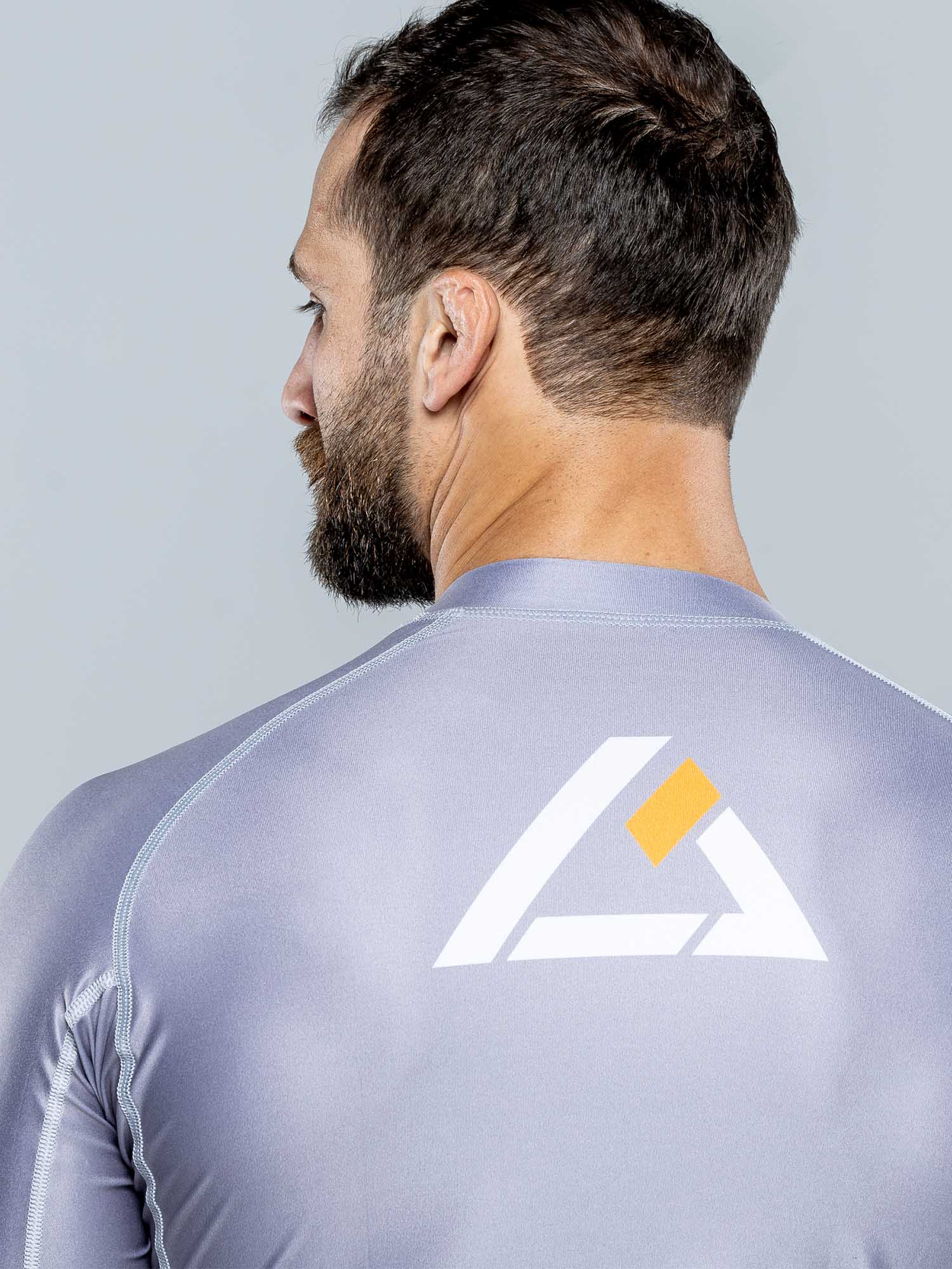 Rilion Gracie Long Sleeve Rashguard Gray
