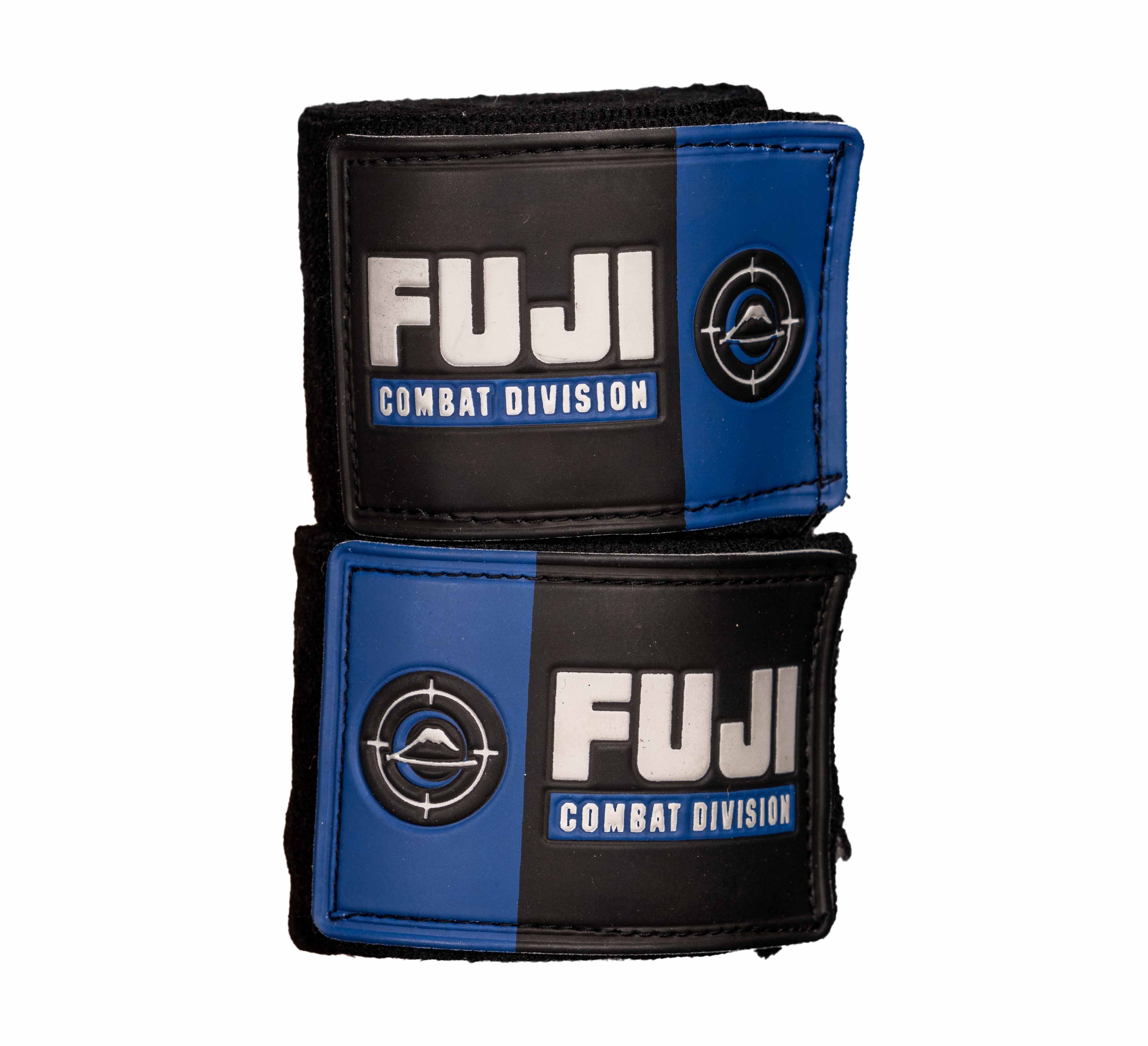 Two Precision Hand Wraps Black with "FUJI Combat Division" and a target symbol on each, shown against a white background.