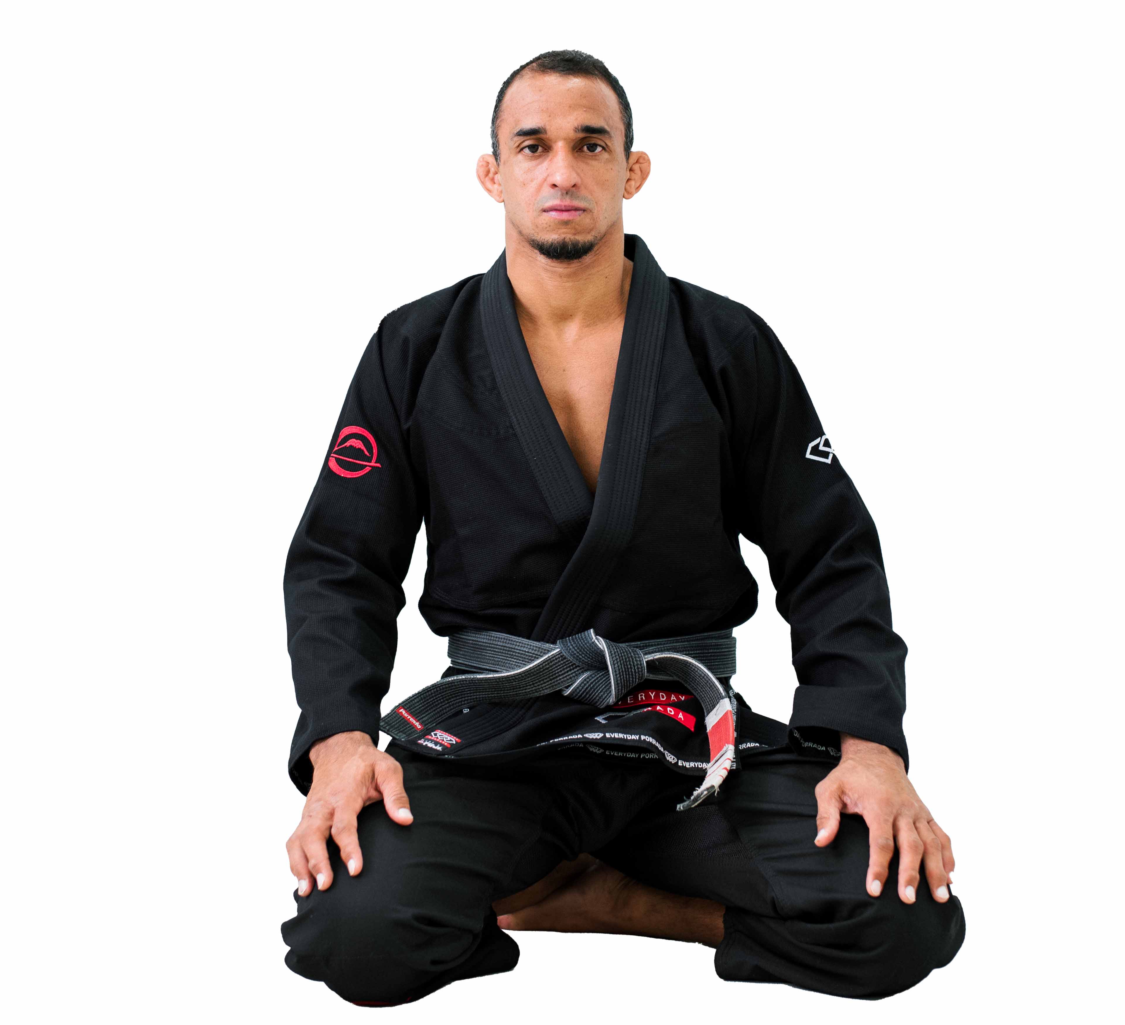A man in the Everyday Porrada Flow-Tech BJJ Gi.
