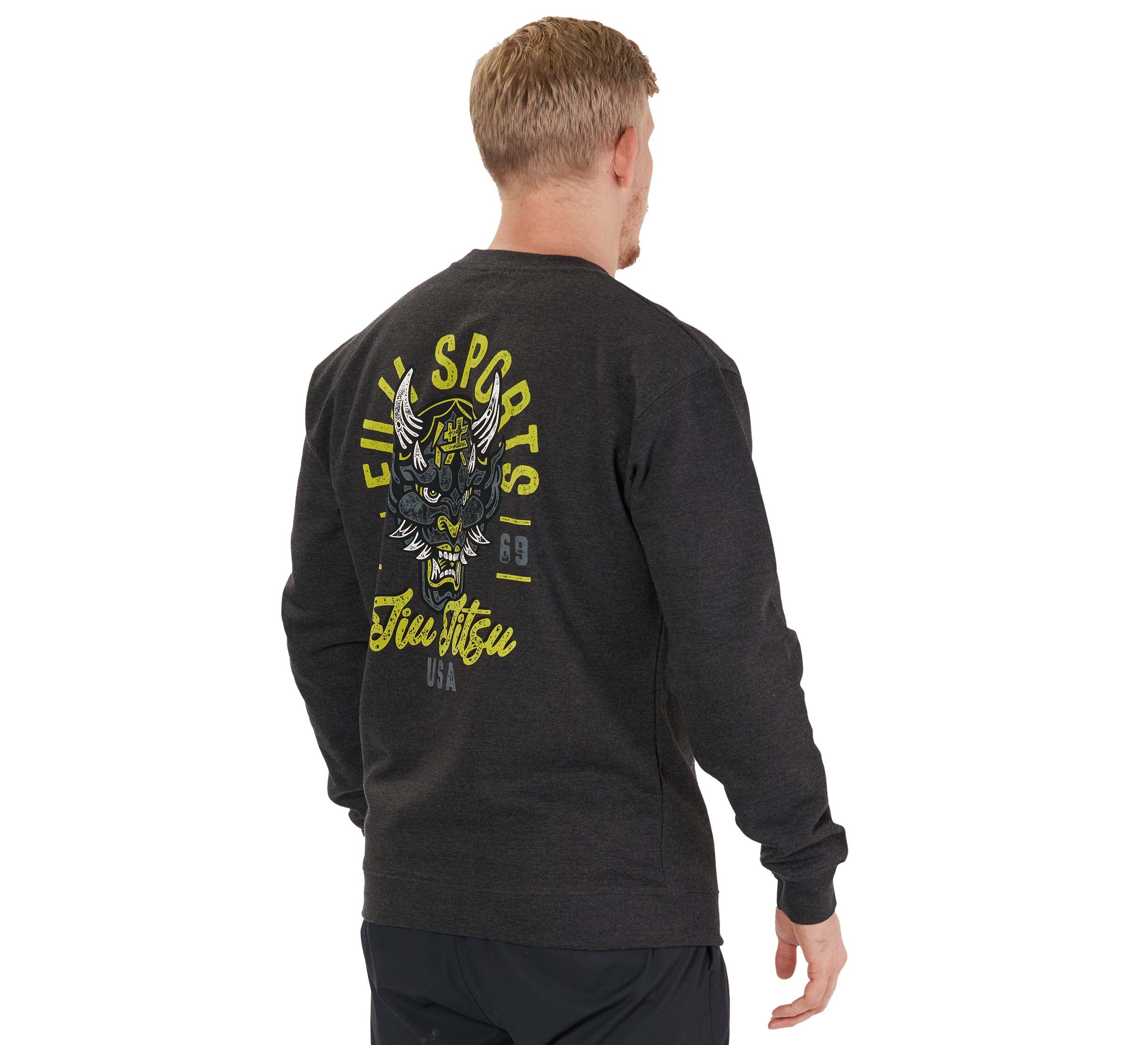 FUJI Demon Crewneck Charcoal Grey