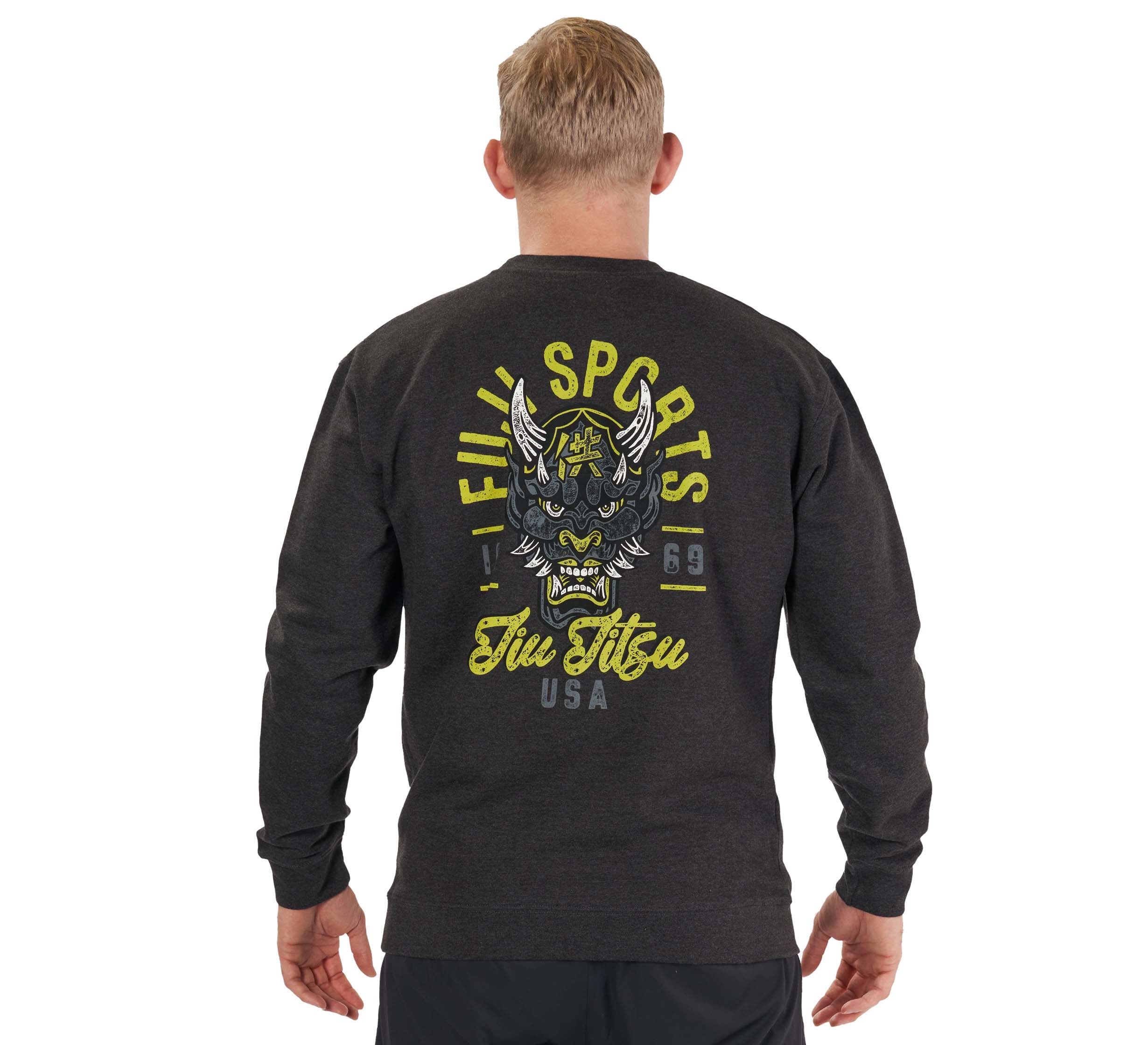 FUJI Demon Crewneck Charcoal Grey