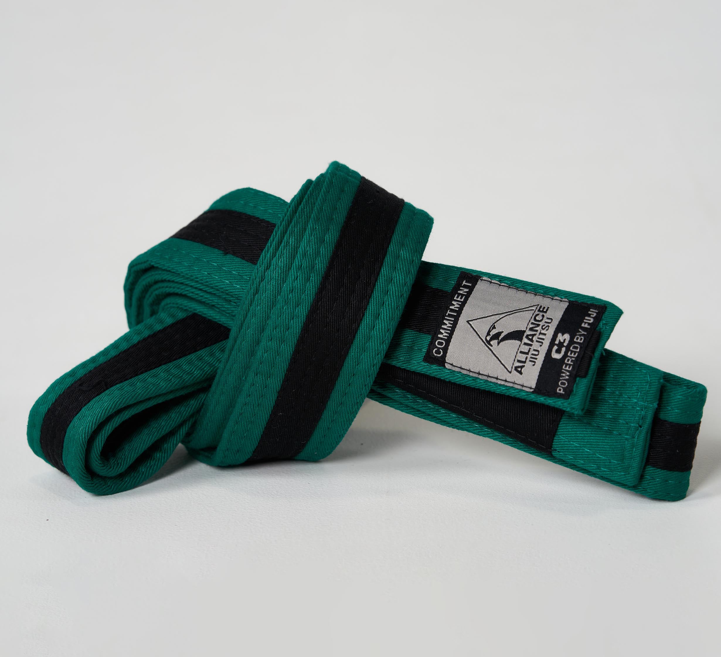 Kids FUJI x Alliance BJJ Belt Green/Black