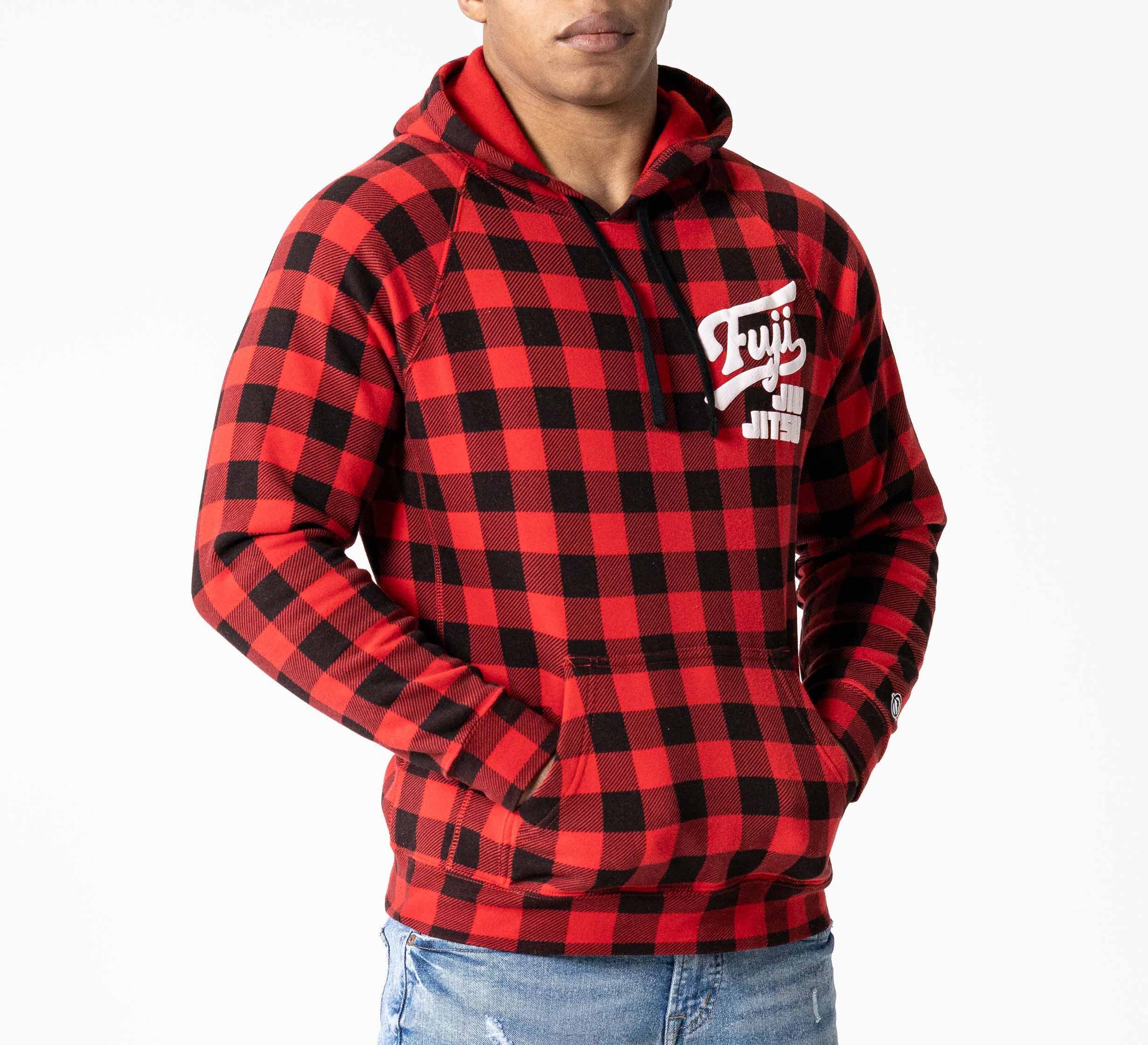 Signature Hoodie Red Plaid