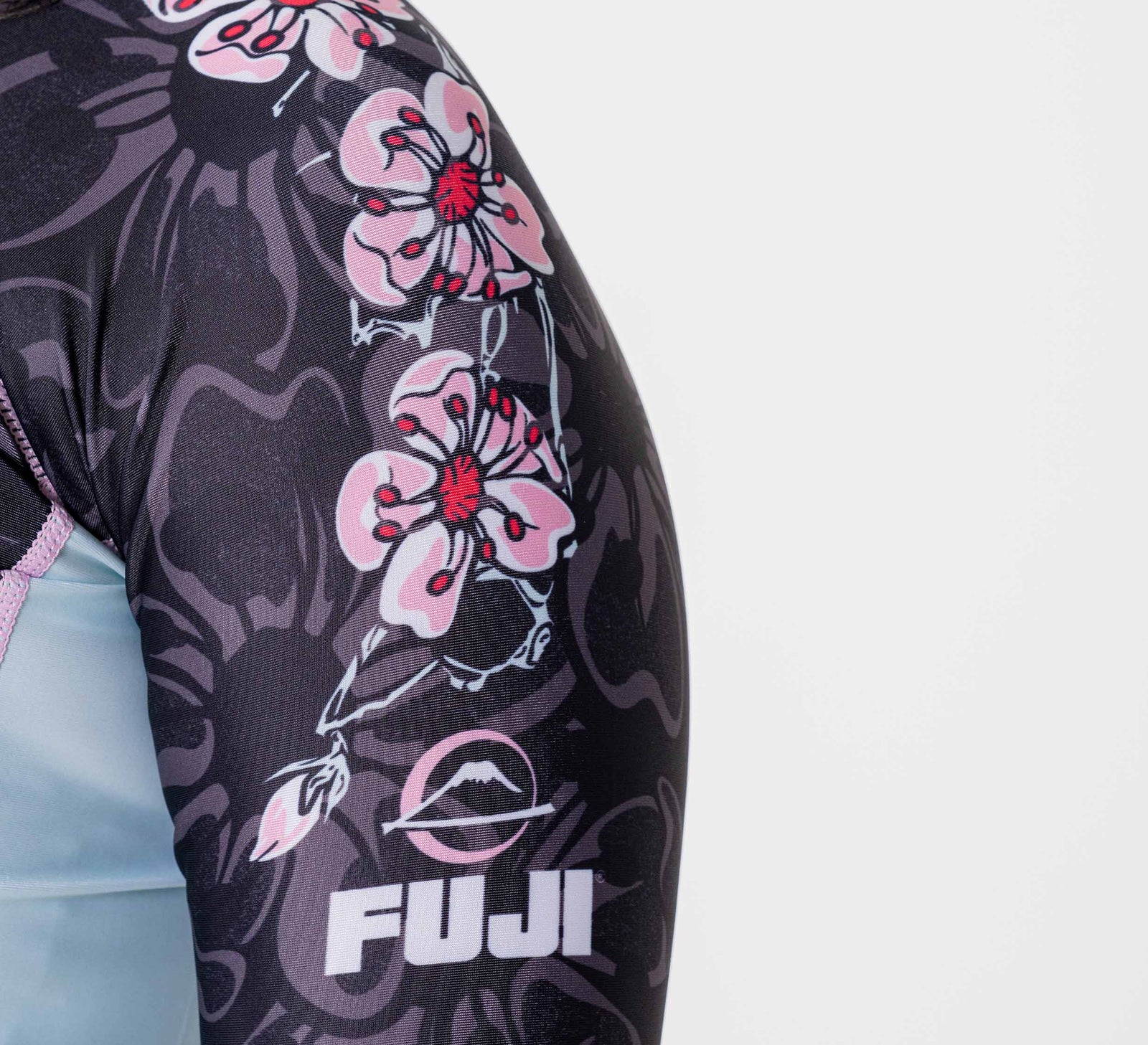 Womens Blossom Rashguard Black/Pink – FUJI Sports