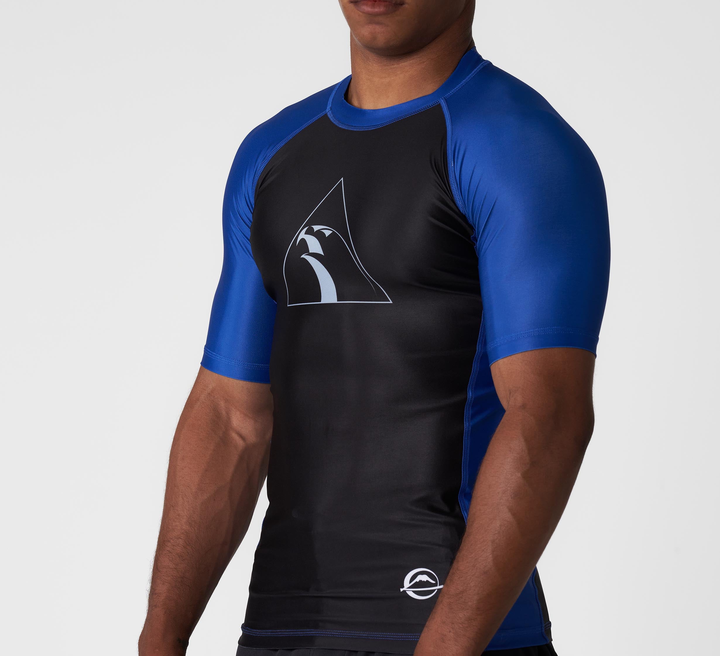 FUJI x Alliance Ranked Short Sleeve Rashguard Blue