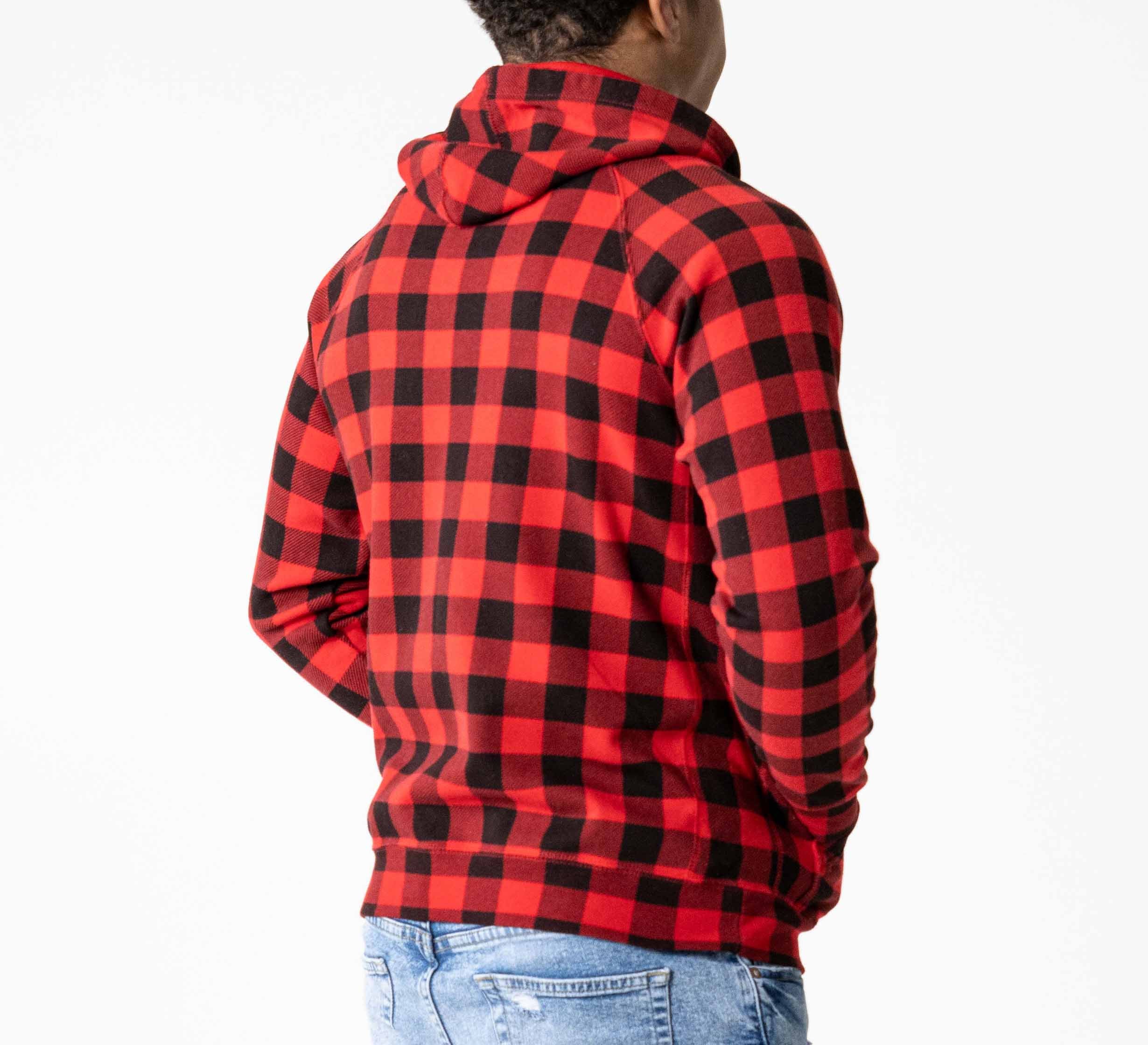 Signature Hoodie Red Plaid