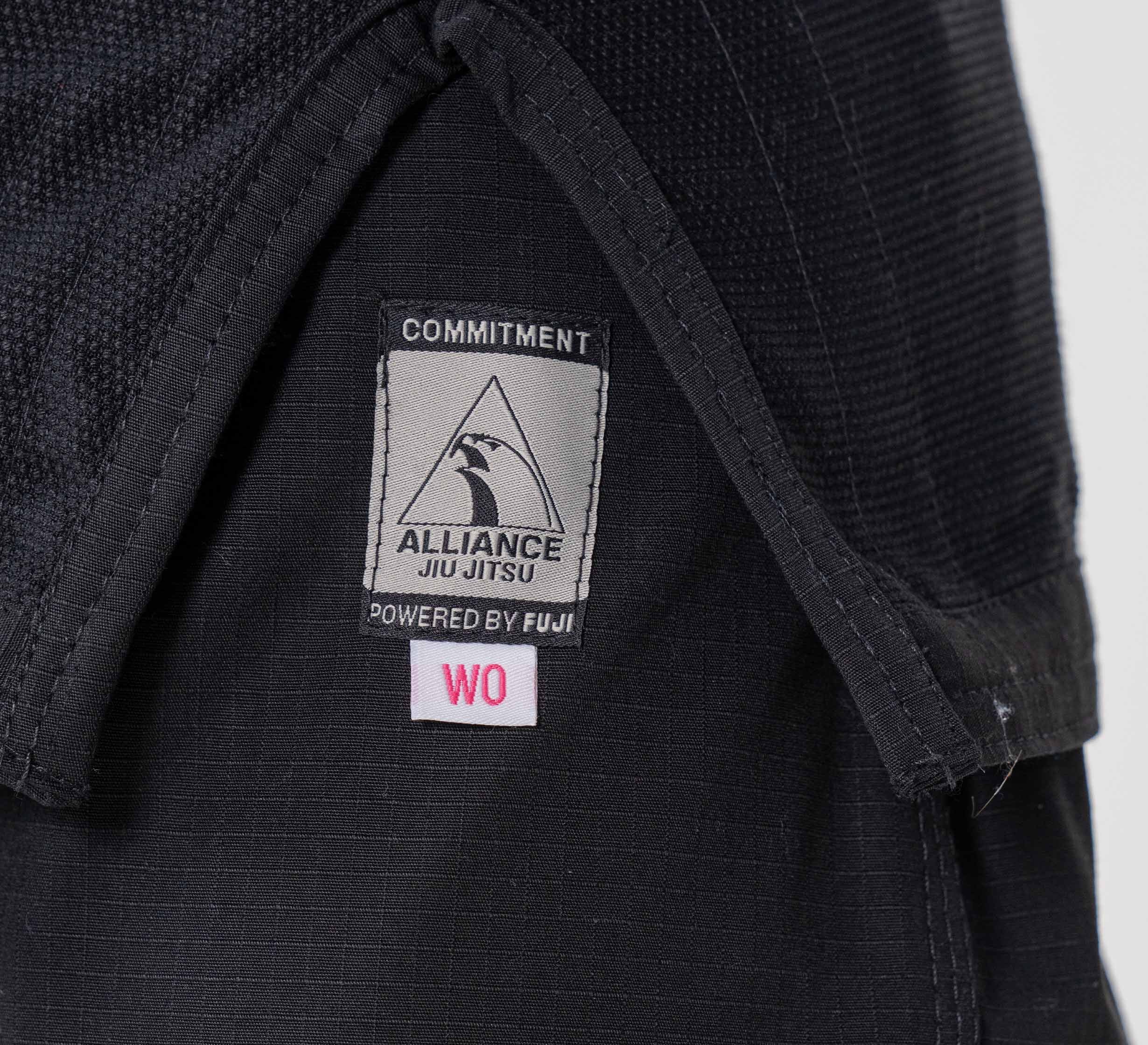 Womens FUJI x Alliance Standard BJJ Gi Black