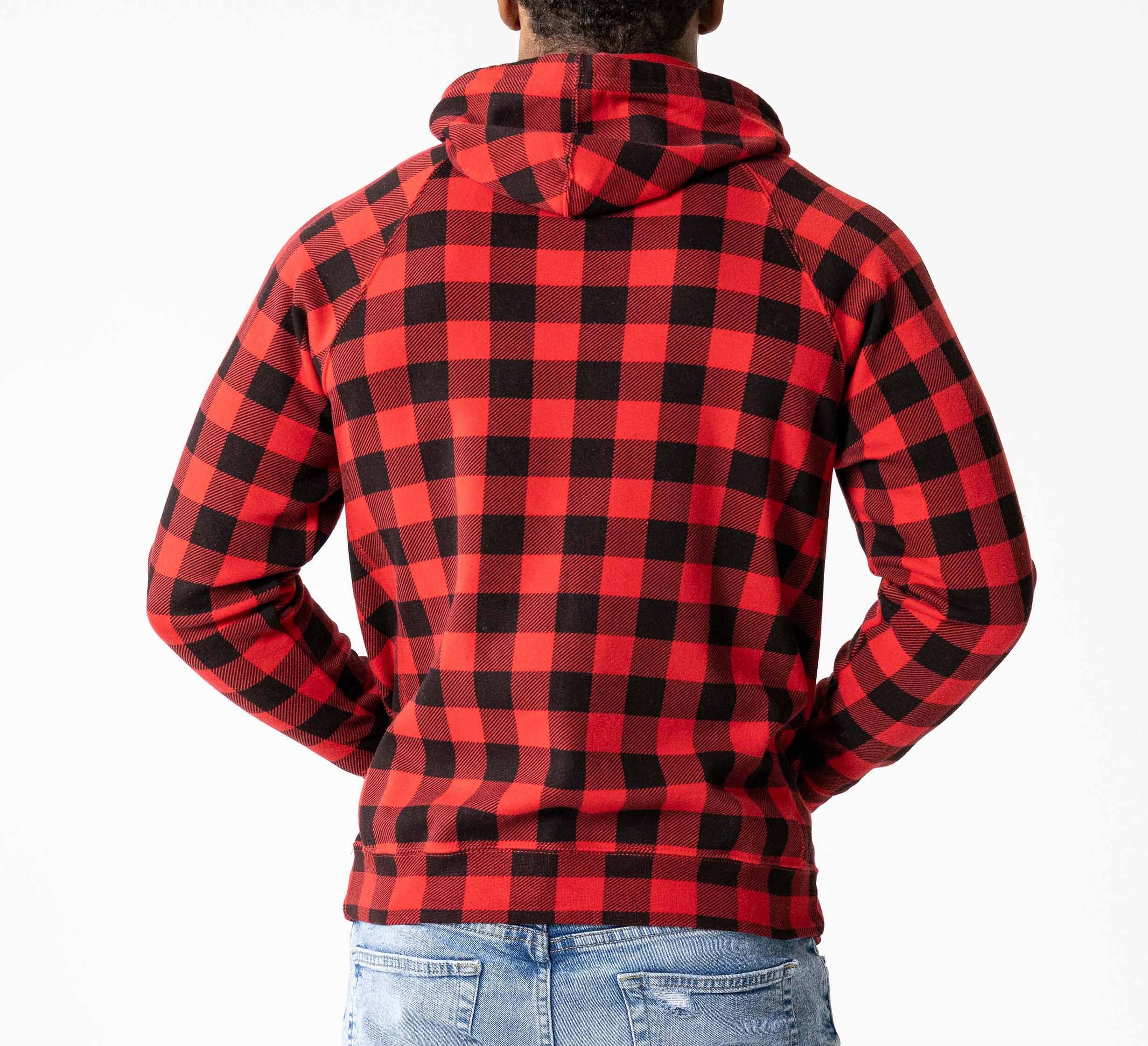 Signature Hoodie Red Plaid