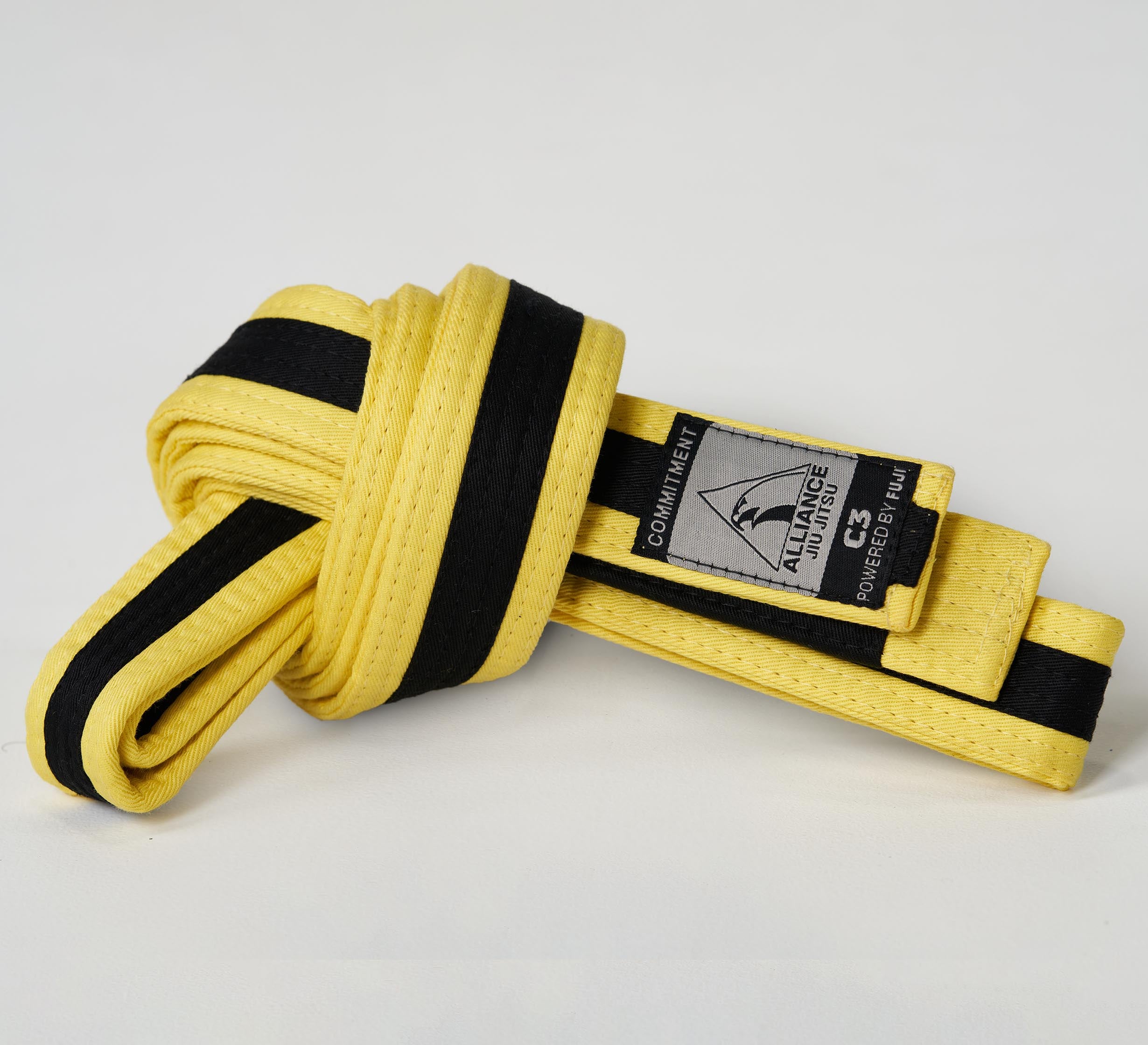 Kids FUJI x Alliance BJJ Belt Yellow/Black