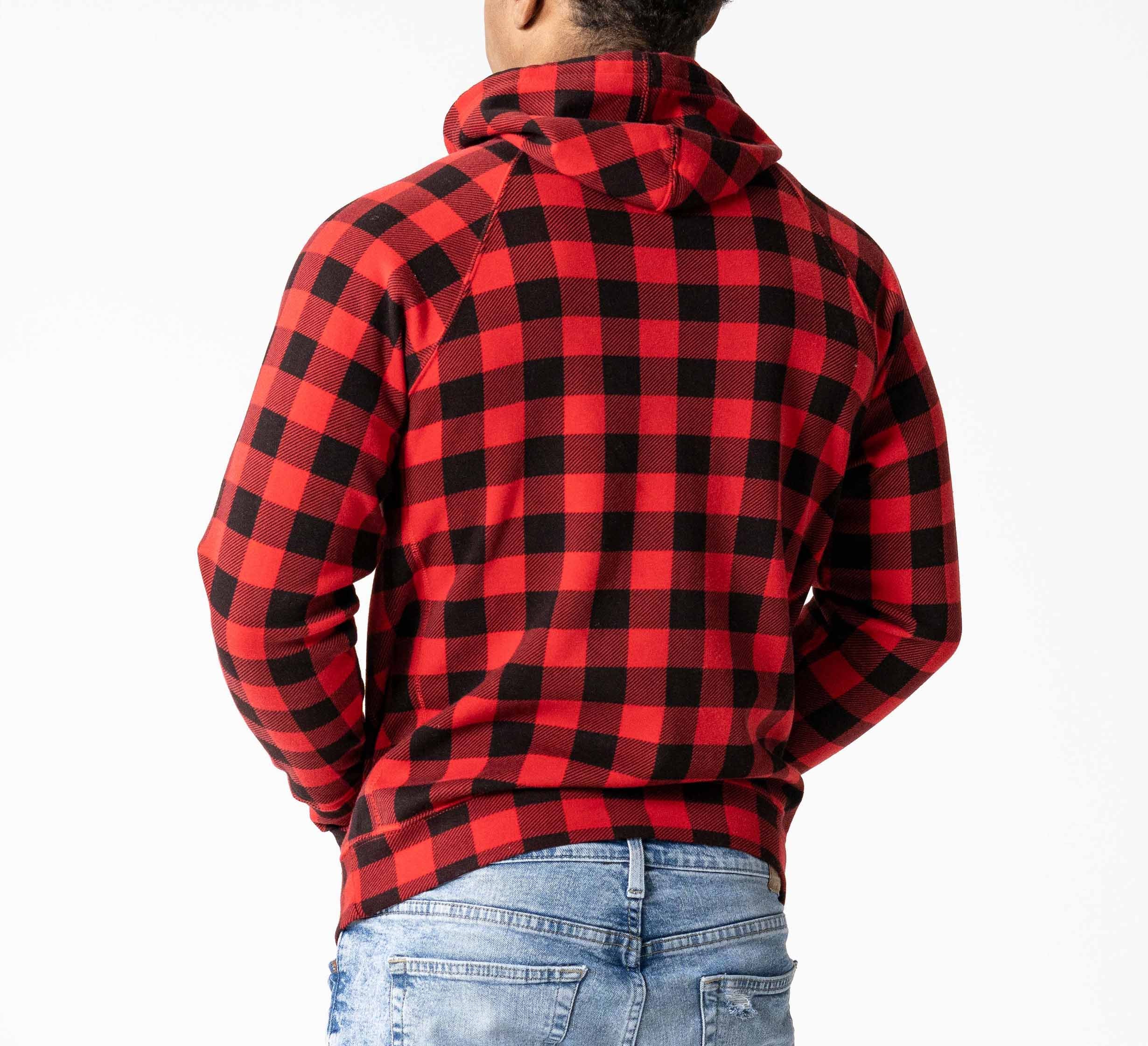 Signature Hoodie Red Plaid