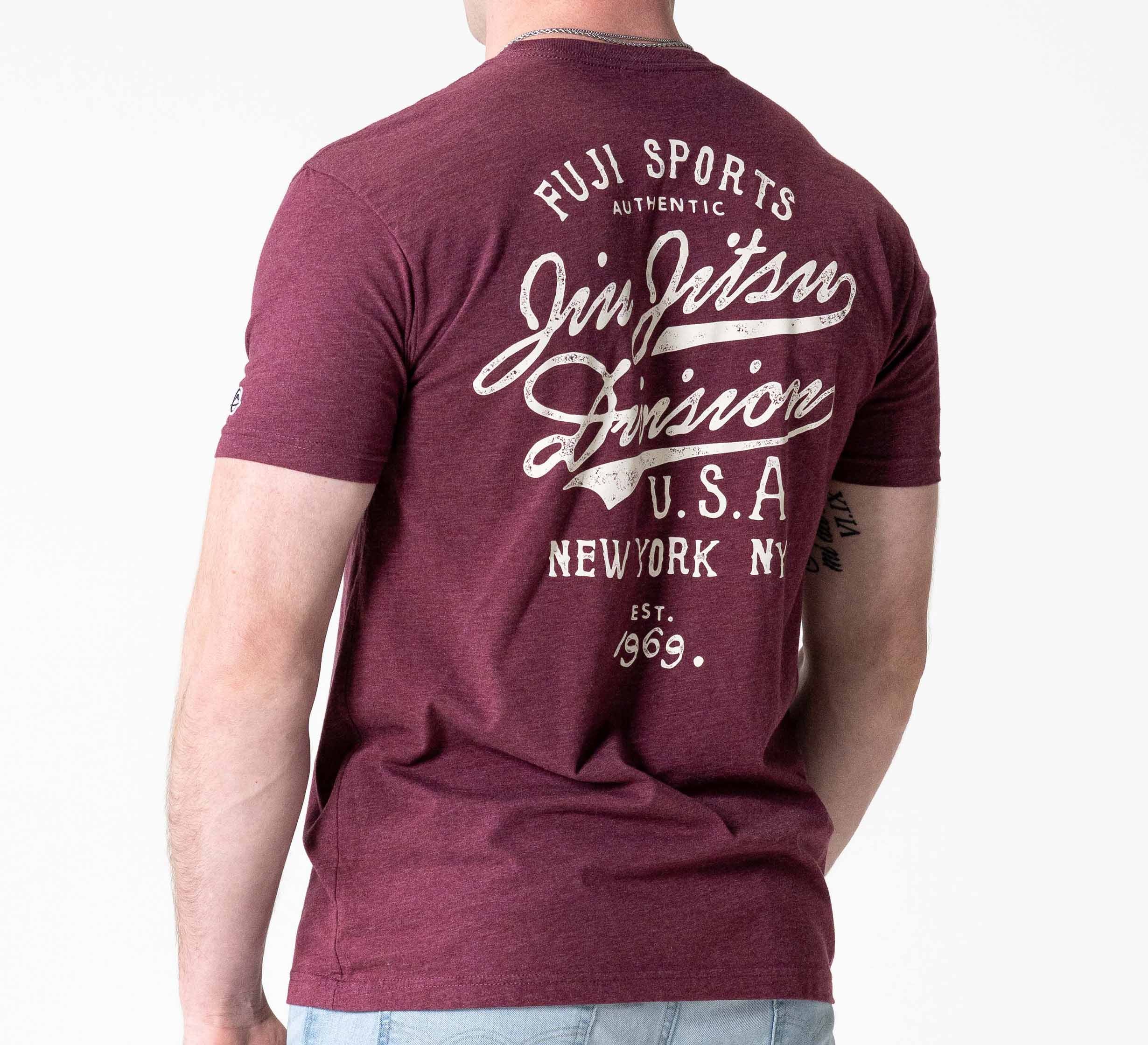 Jiu Jitsu Flow T-Shirt Maroon