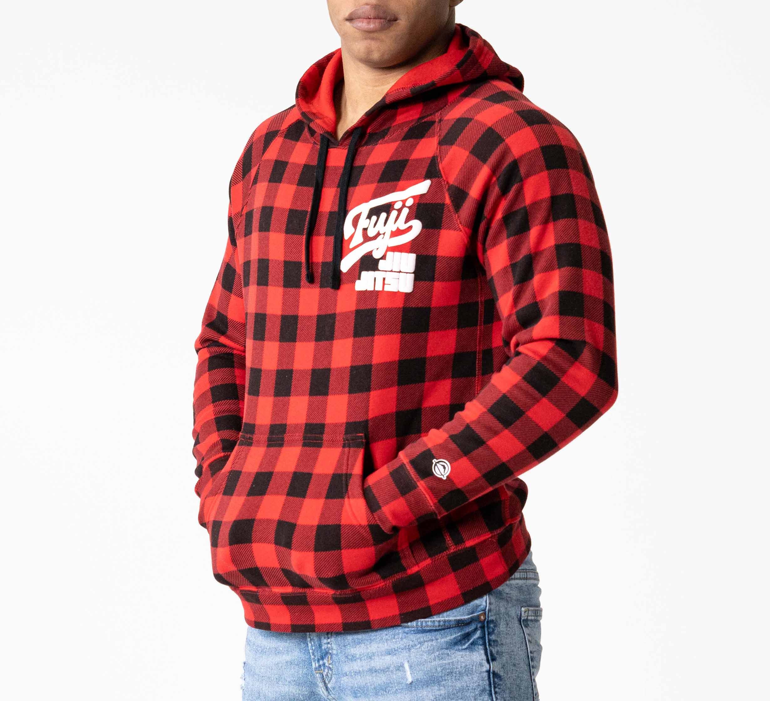 Signature Hoodie Red Plaid