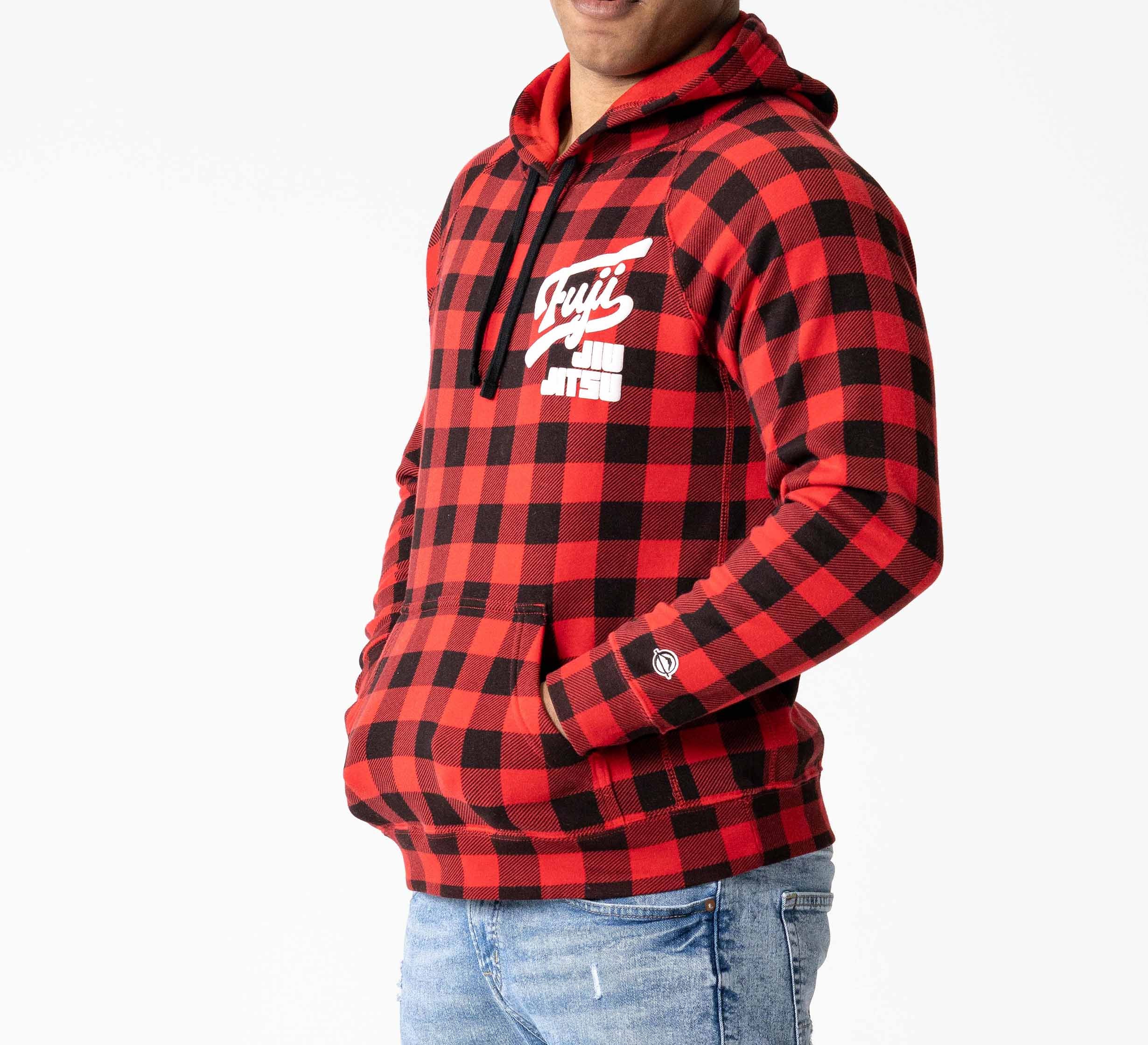 Signature Hoodie Red Plaid