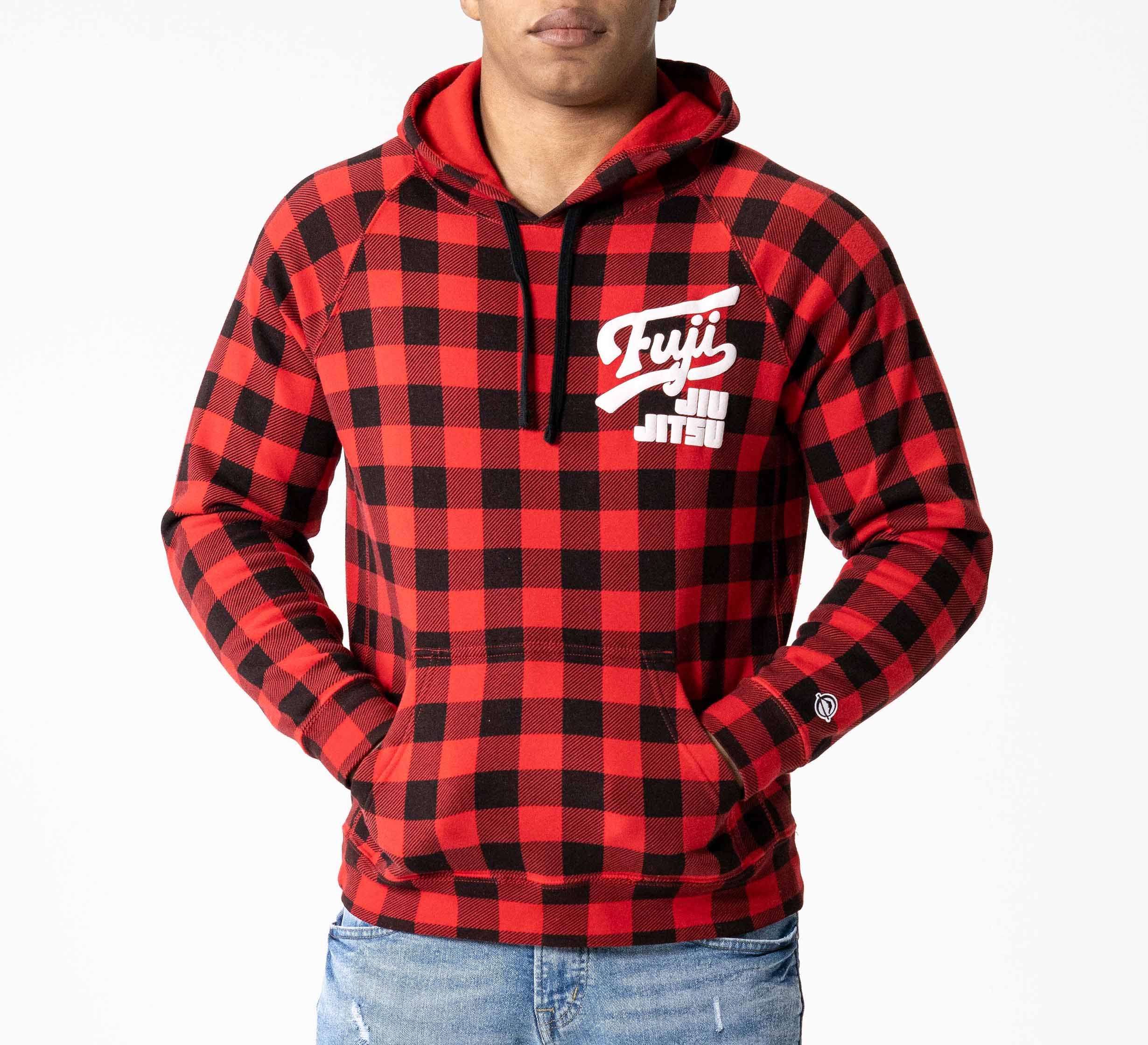 Signature Hoodie Red Plaid