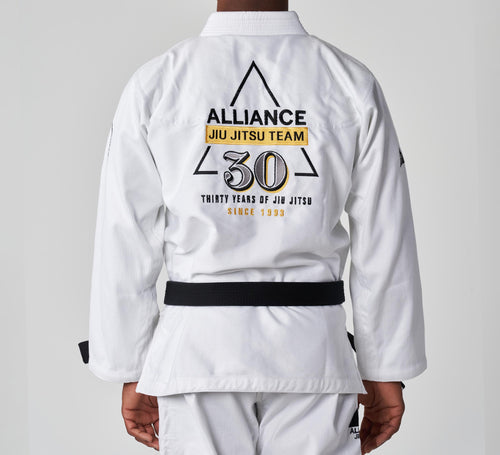 Alliance Limited Edition 30th Anniversary BJJ Gi White