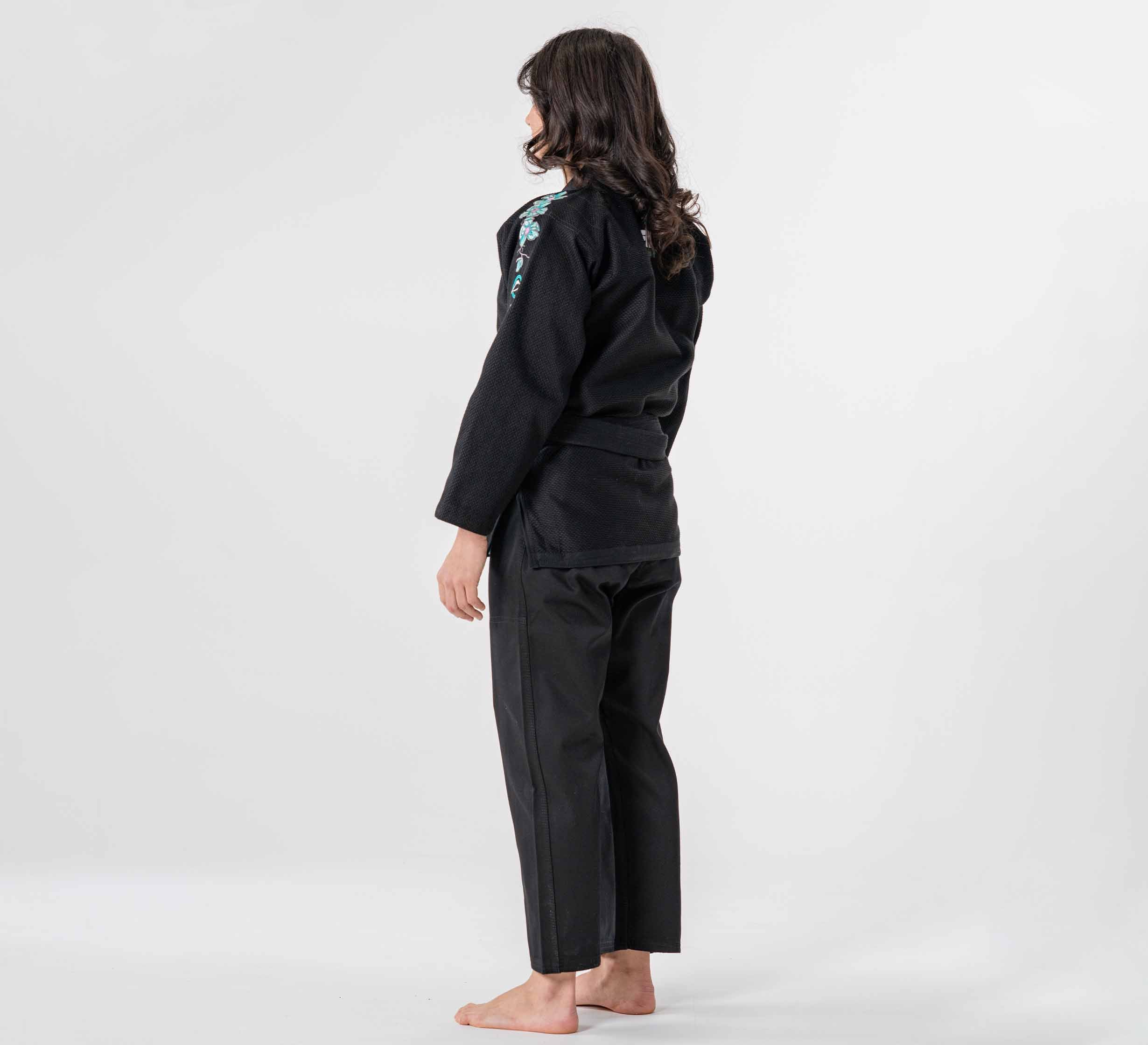 Womens All Around Blossom BJJ Gi Black