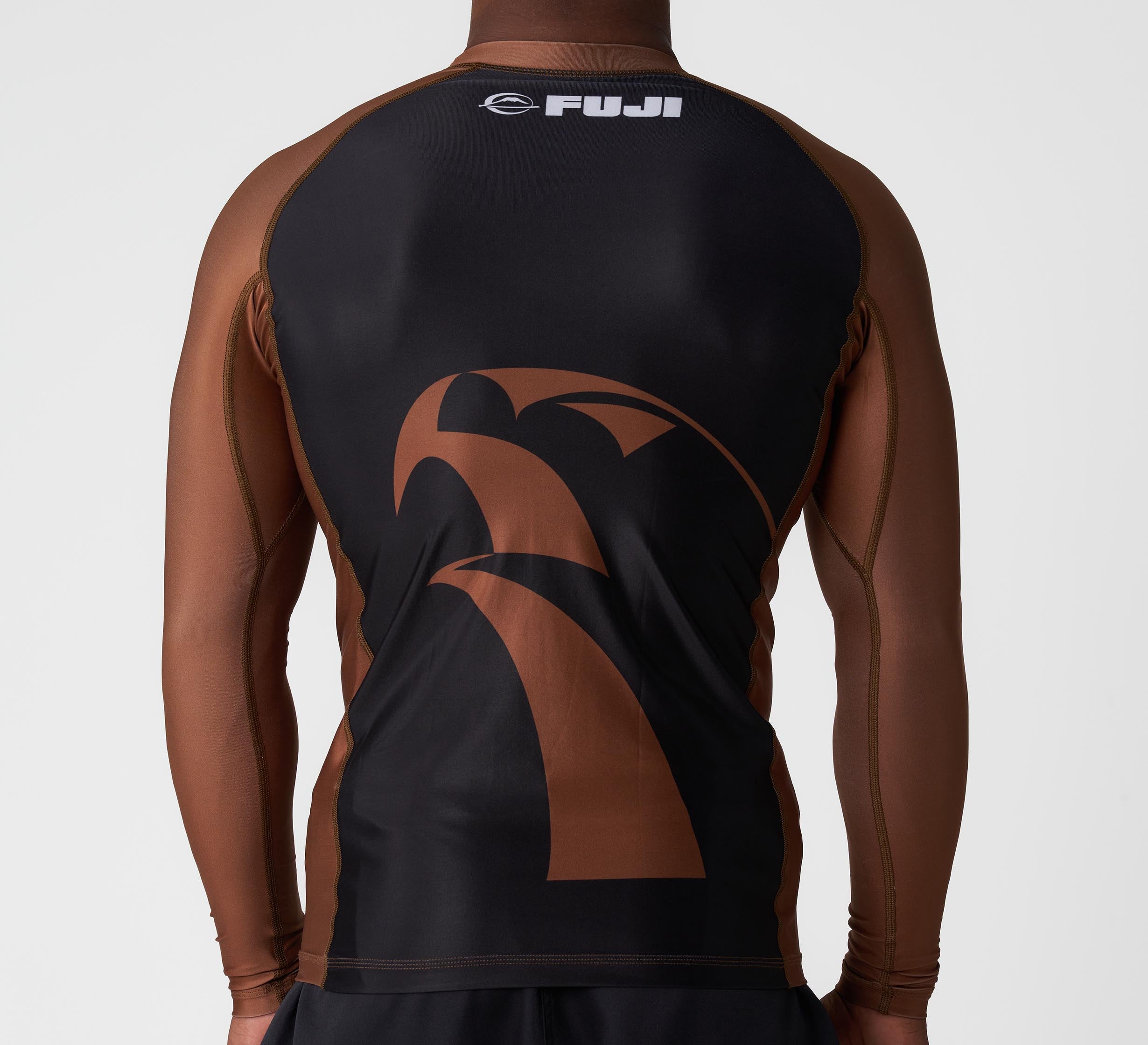 FUJI x Alliance Ranked Long Sleeve Rashguard Brown