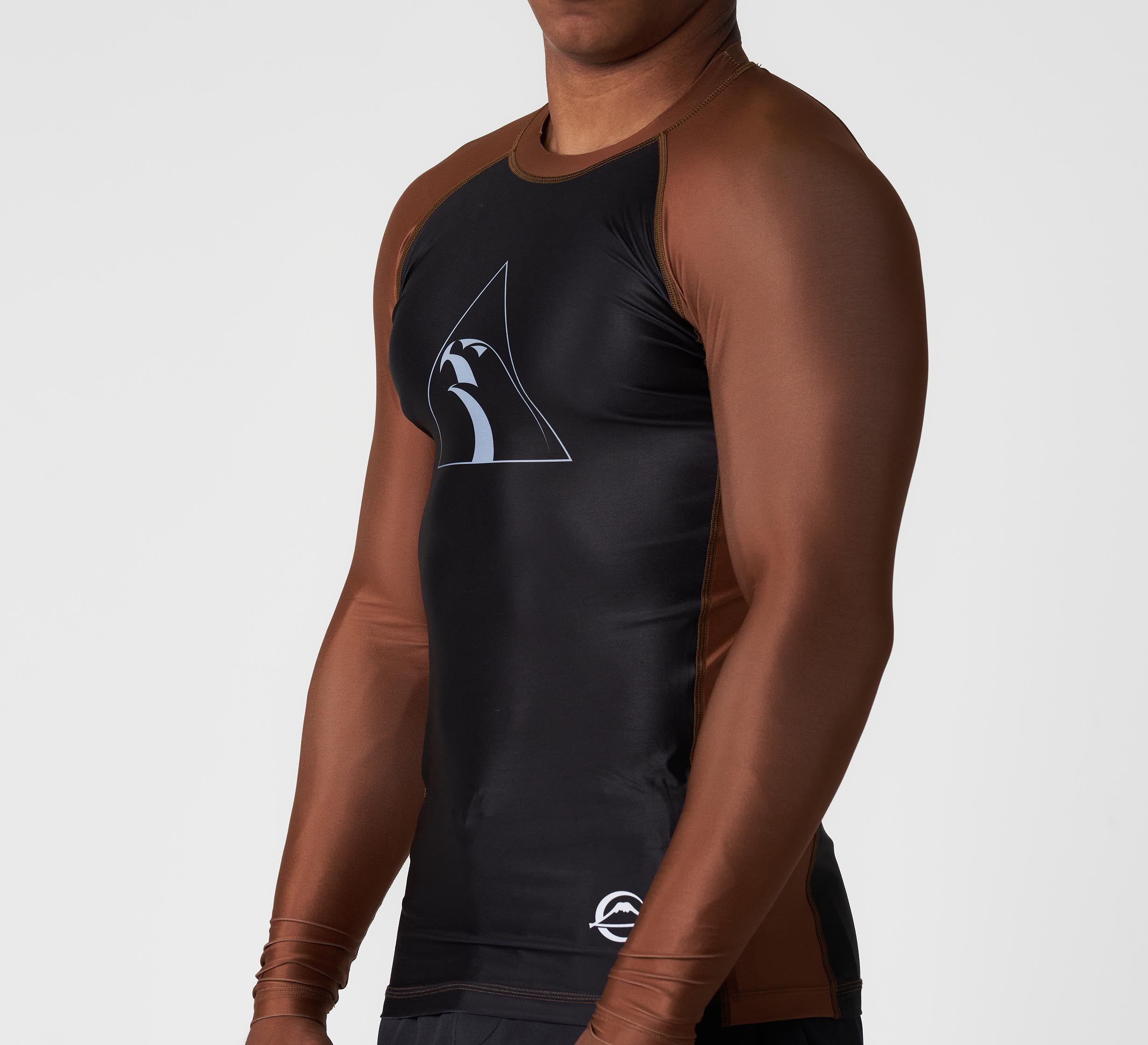 FUJI x Alliance Ranked Long Sleeve Rashguard Brown