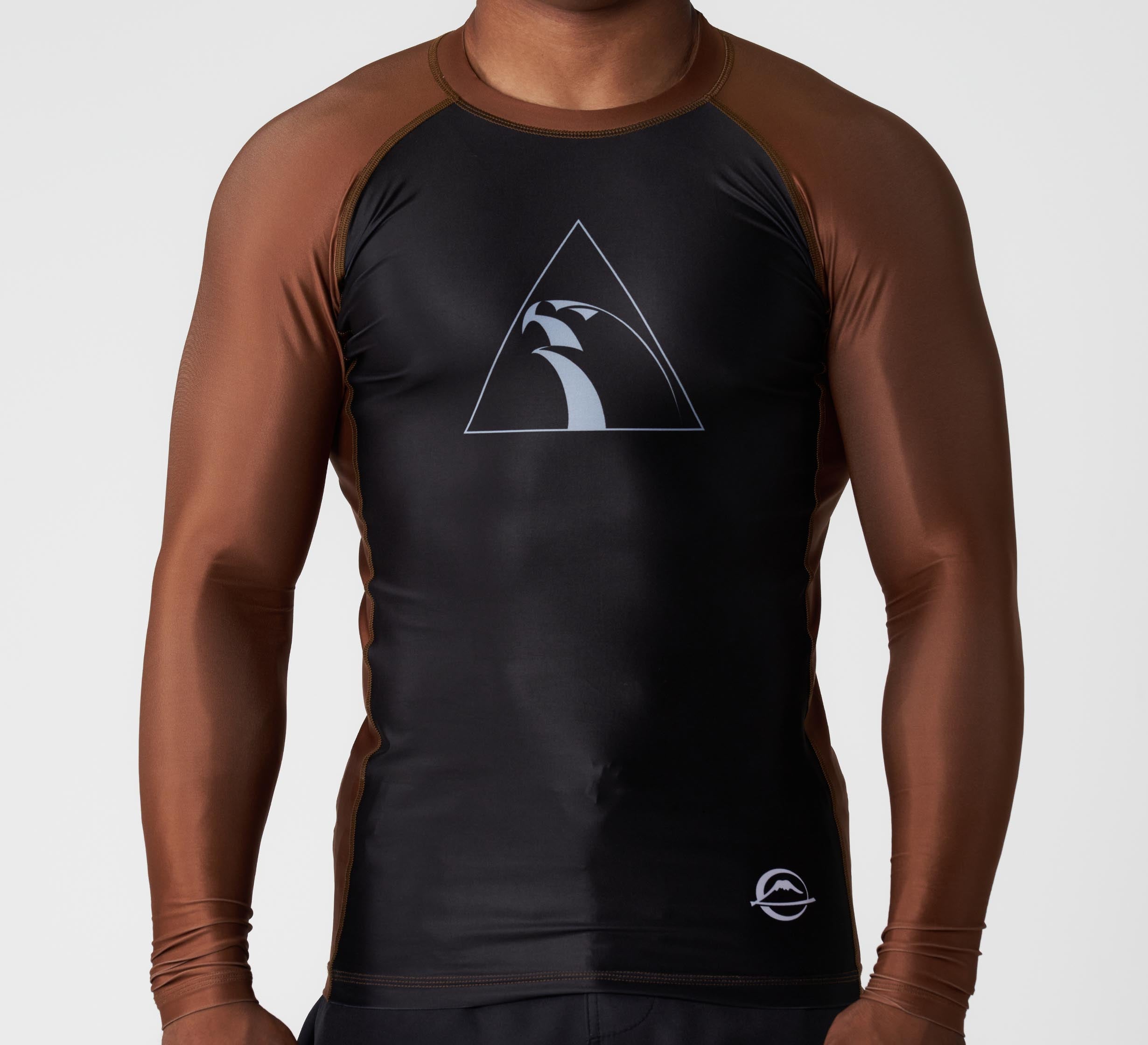 FUJI x Alliance Ranked Long Sleeve Rashguard Brown