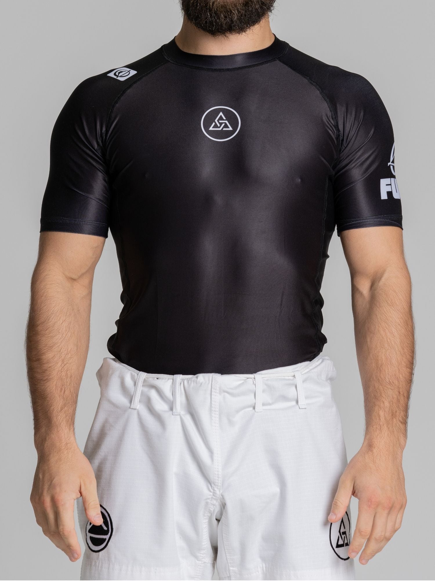 JJGF Short Sleeve Rashguard Black