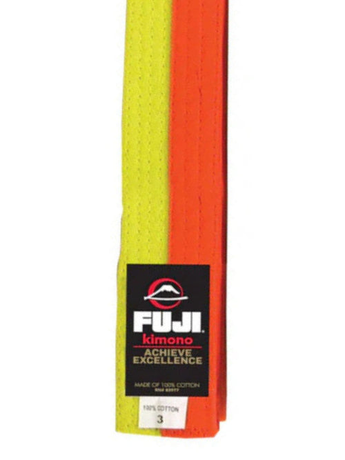 Yellow/Orange Judo Belt