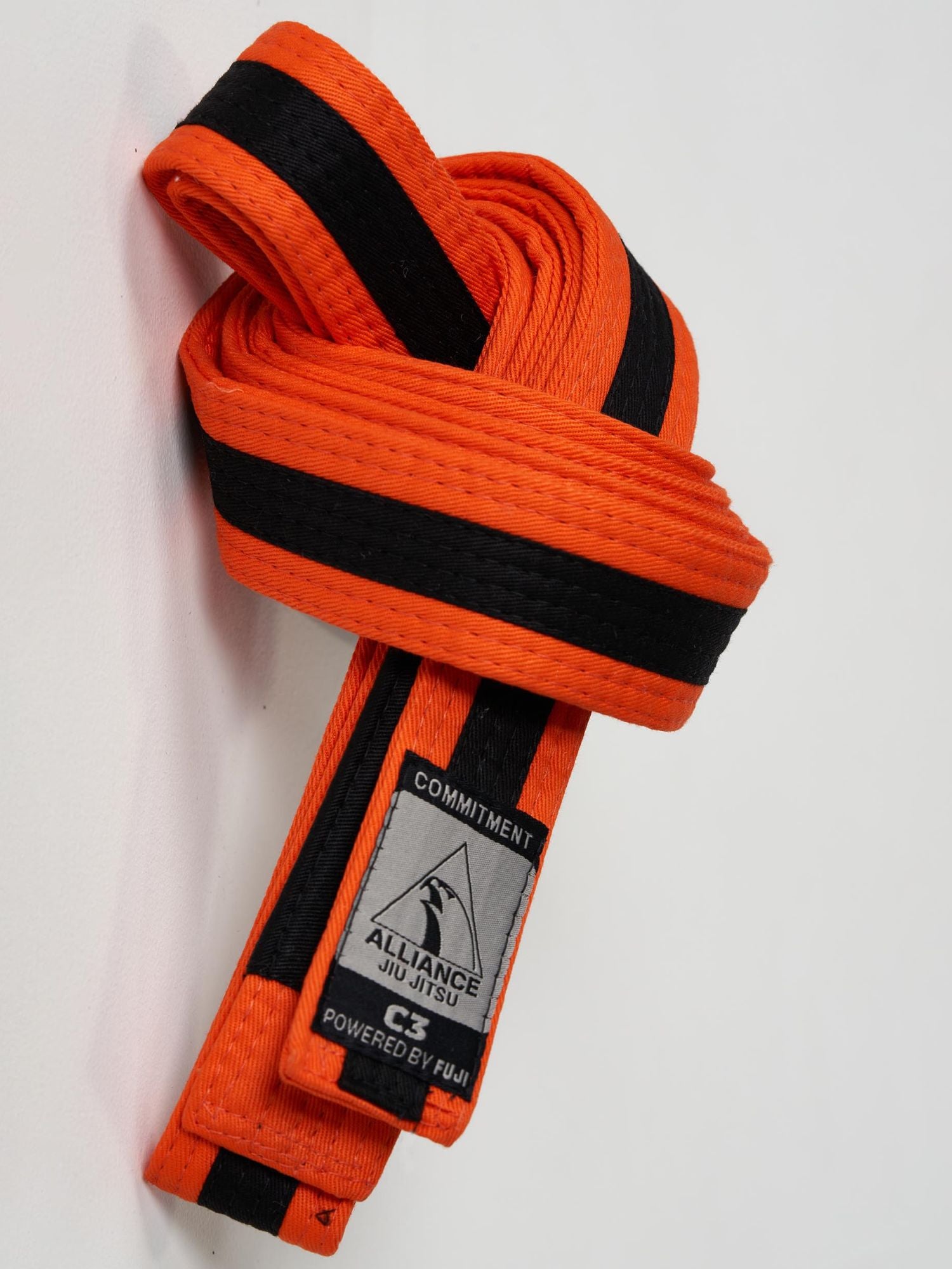 Kids FUJI x Alliance BJJ Belt Orange/Black