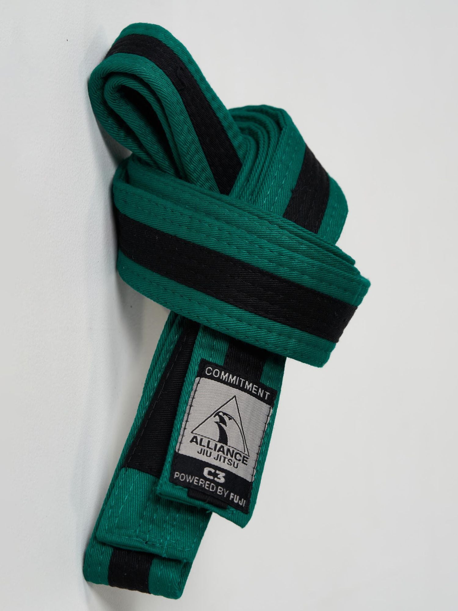 Kids FUJI x Alliance BJJ Belt Green/Black