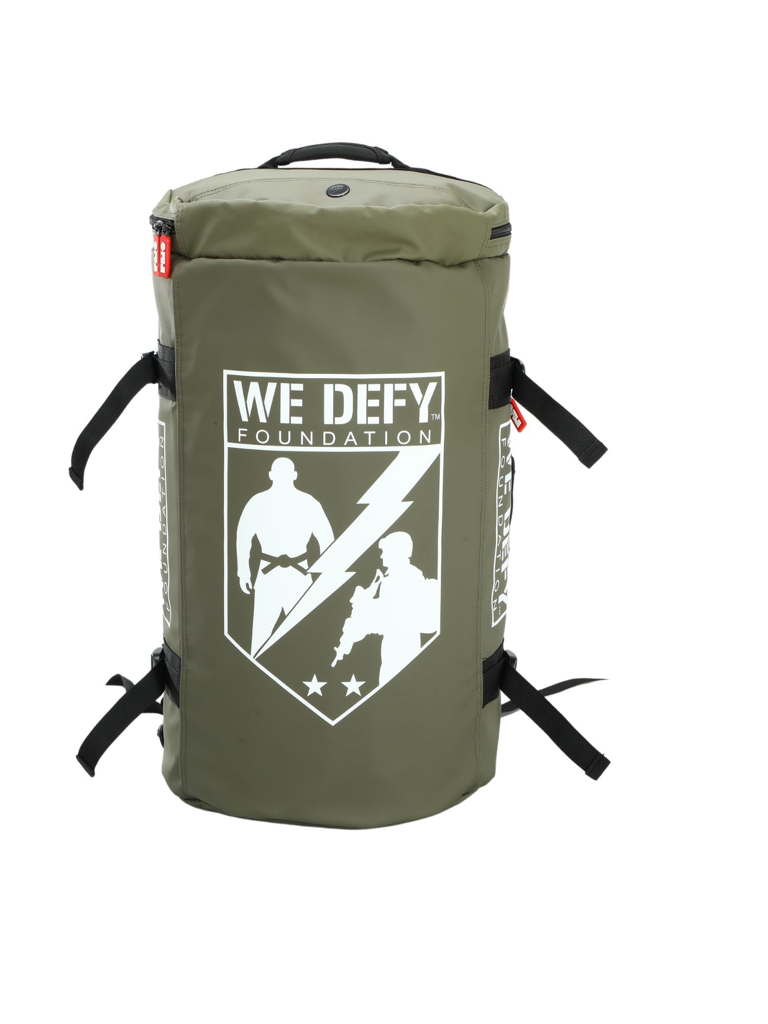 We Defy Comp Duffle Bag Military Green