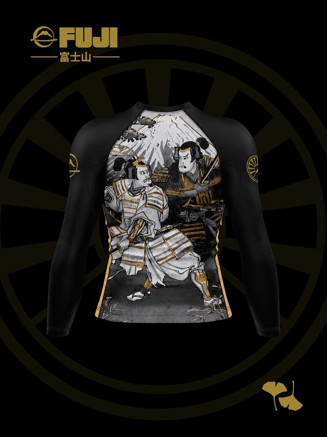 Womens Heritage Keisho Long Sleeve Rashguard Black