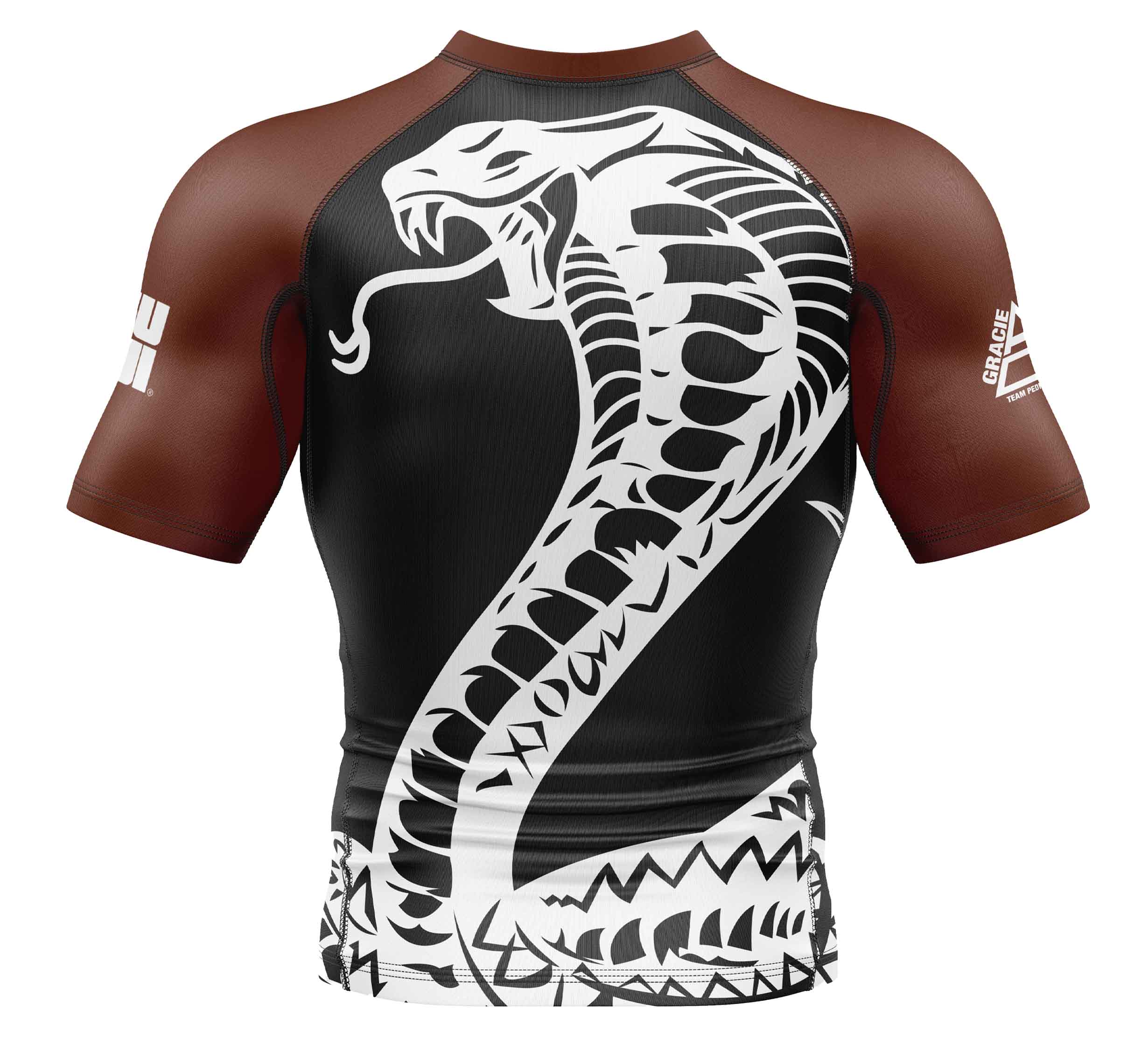 Pedro Sauer Ranked Short Sleeve Rashguard Brown