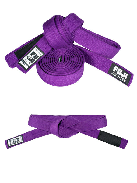 Premium Pearl Weave BJJ Belt Purple