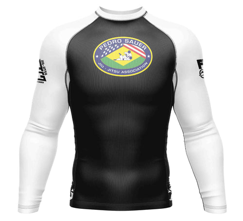 Pedro Sauer Ranked Long Sleeve Rashguard White