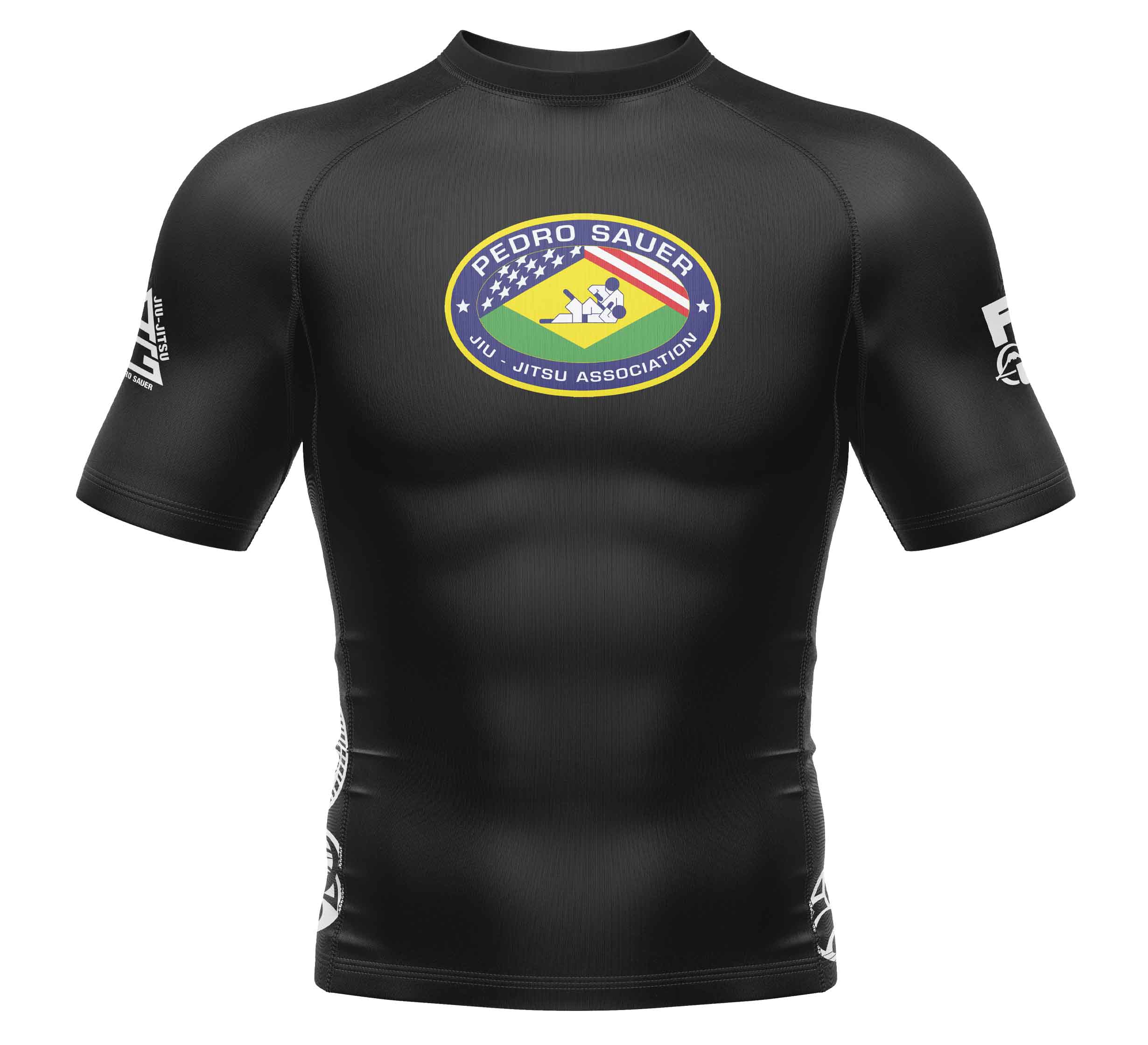 Pedro Sauer Ranked Short Sleeve Rashguard Black