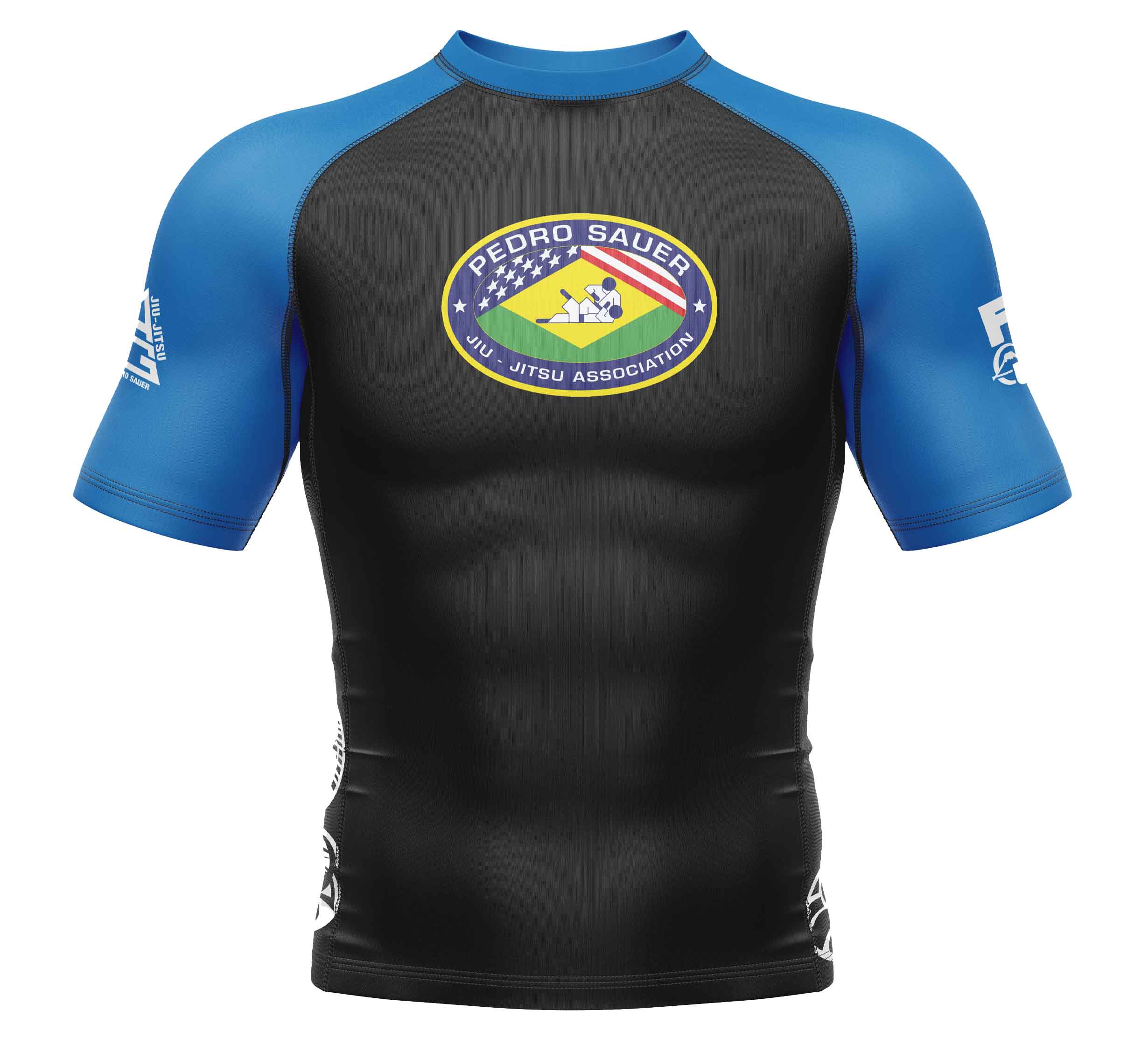 Pedro Sauer Ranked Short Sleeve Rashguard Blue