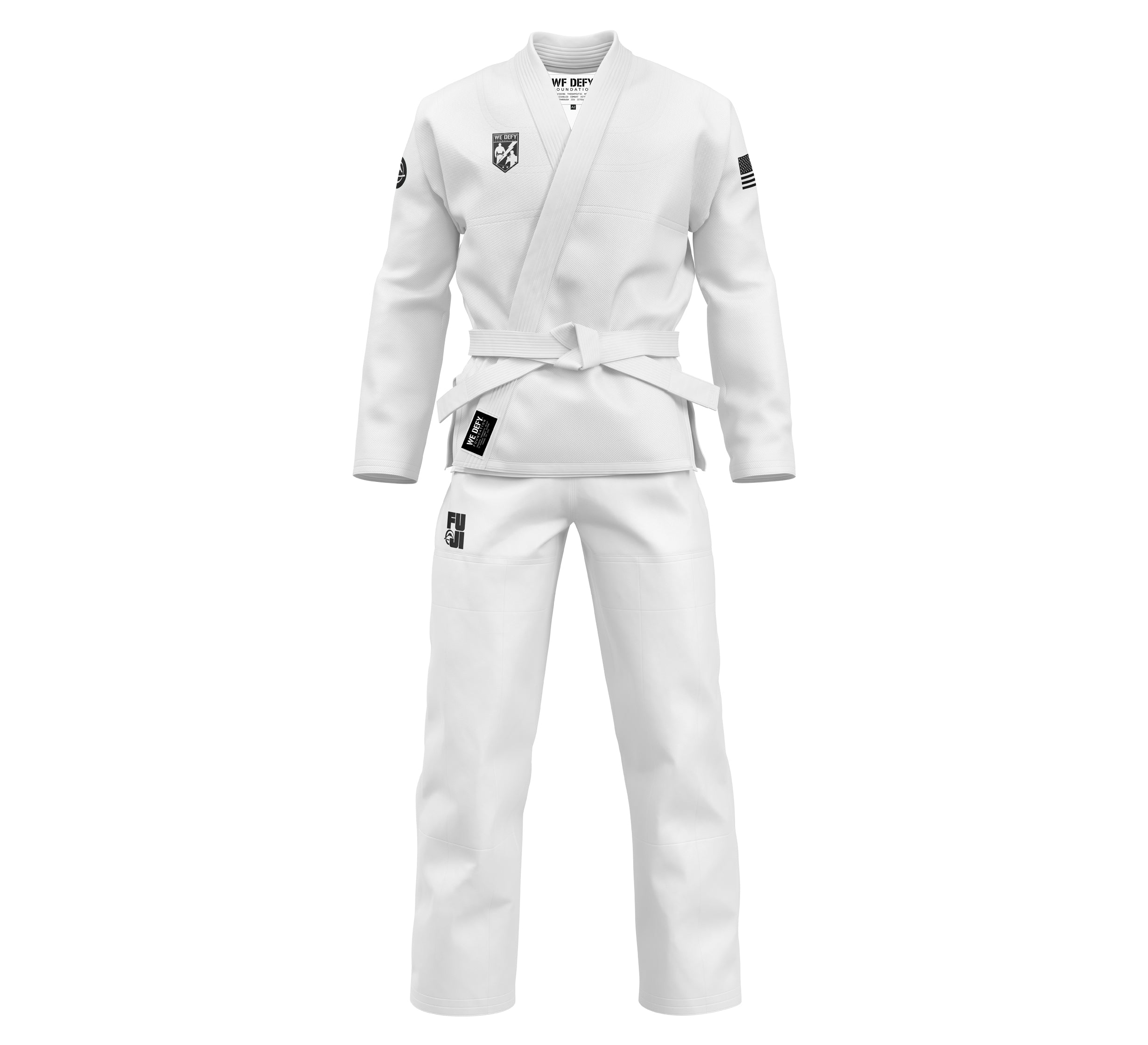 WeDefy Base Level Athlete BJJ Gi White