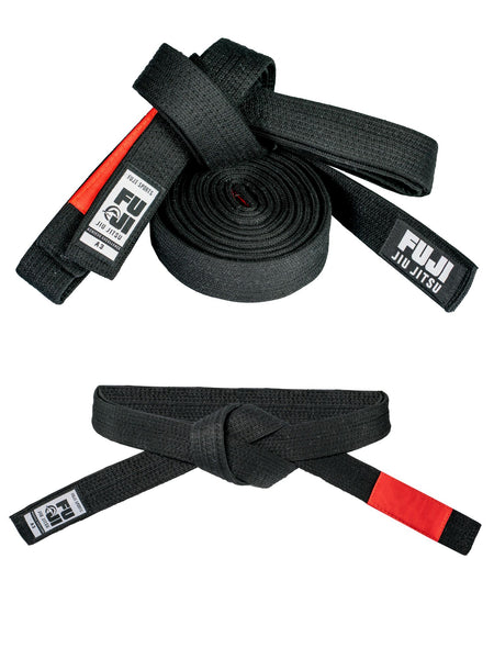 Premium Pearl Weave BJJ Belt Black