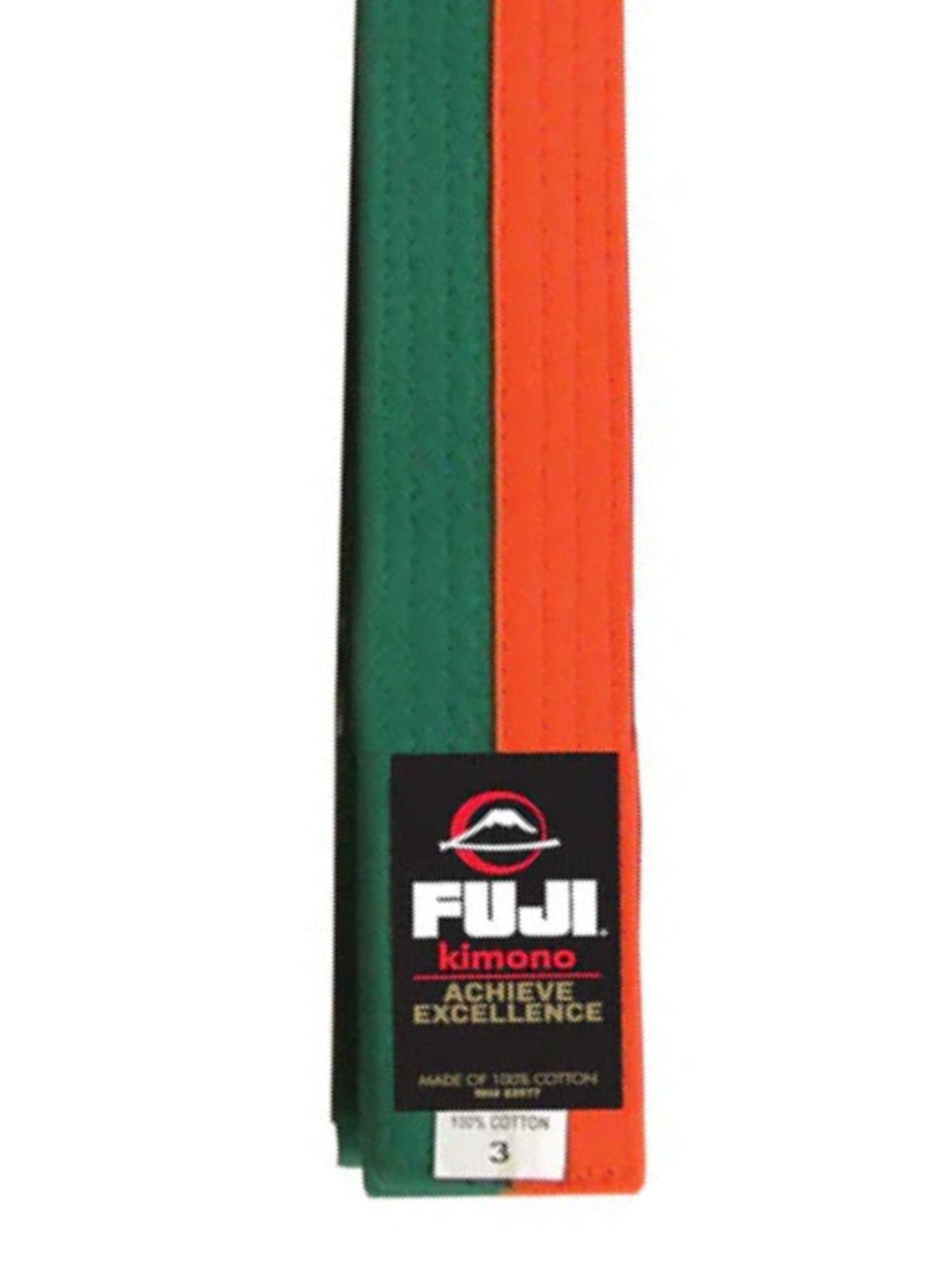 Judo Color Belt 0 Orange Green