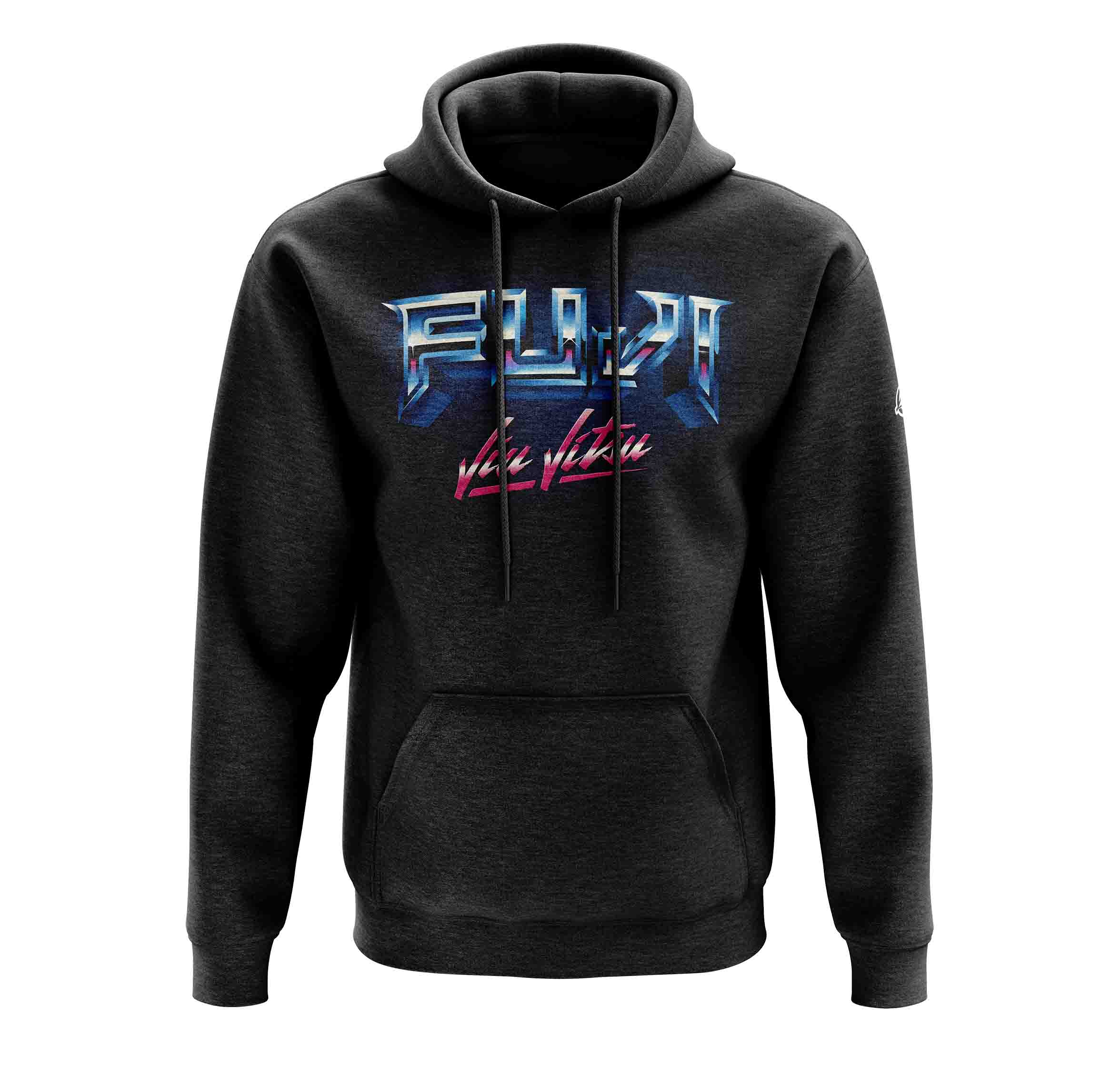 Retro Hoodie Black