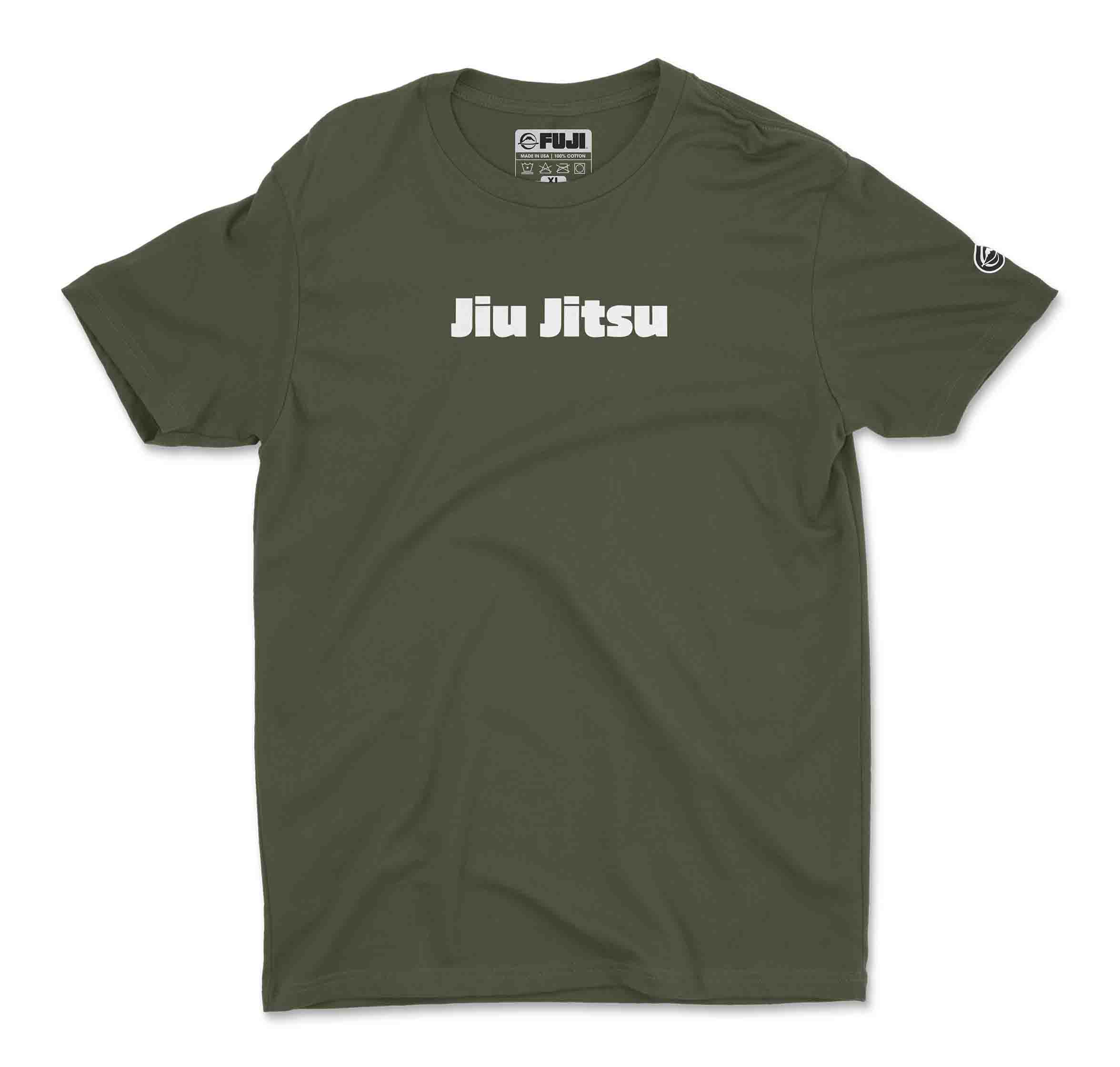 Jiu Jitsu Player T-Shirt Military Green