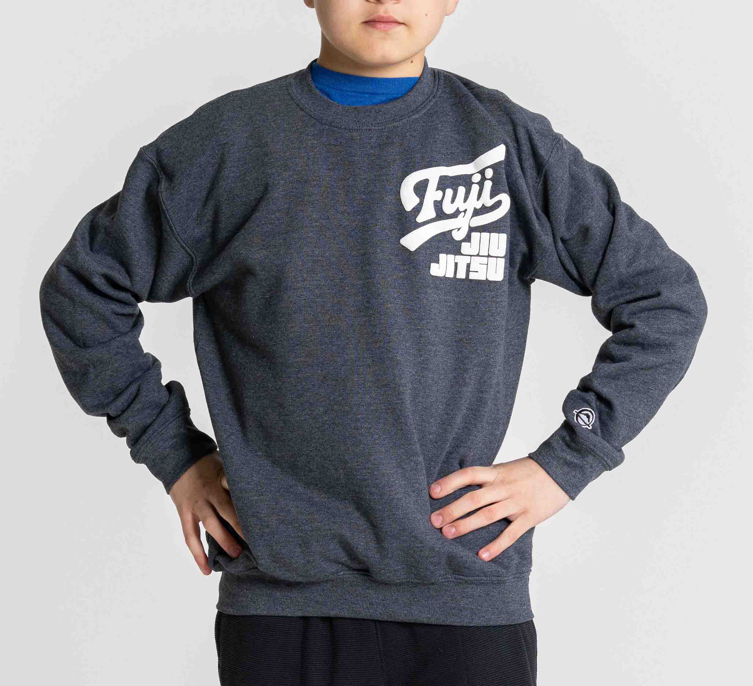 Kids Signature Crewneck Carbon