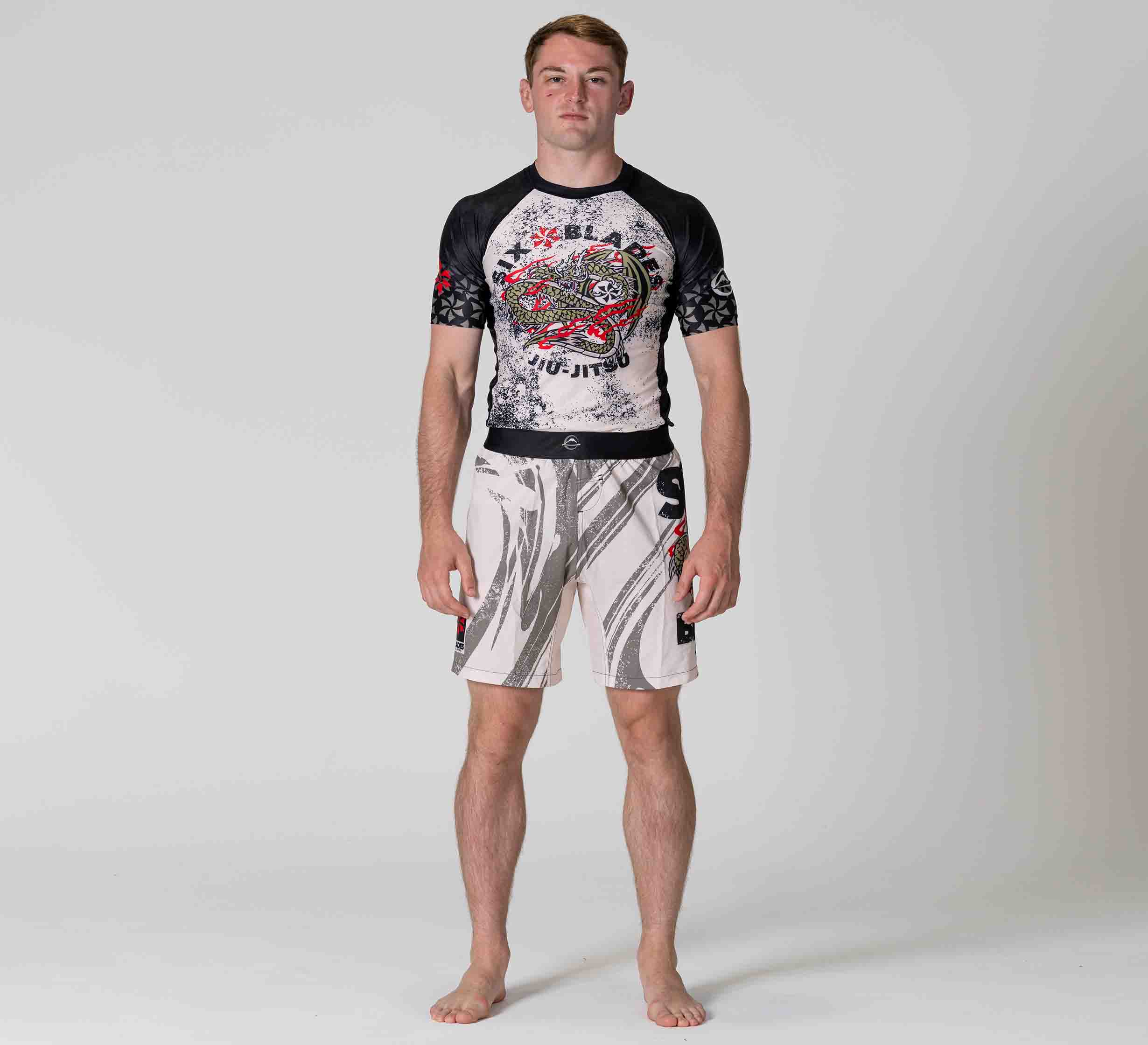 Six Blades Dragon Short Sleeve Flex Lite Rashguard